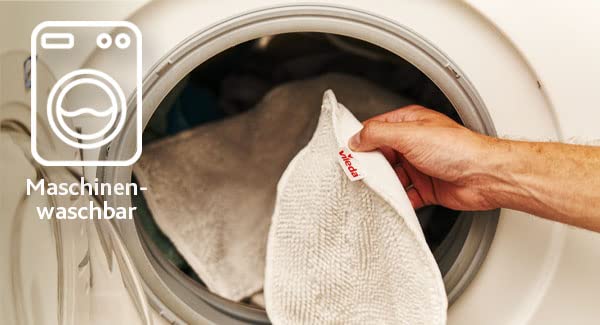Vileda Steam XXL Mikrofaser Ersatzpads, Dampfreiniger Ersatzbezüge, Reinigung großer Flächen, entfernt bis zu 99,9% der Bakterien und Viren, für alle Böden, 2er Pack Weiß - Image 7