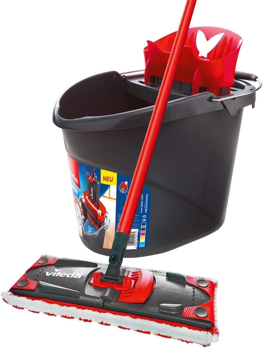 Vileda ULTRAMAX 2in1 Komplett-Set, Bodenwischer-Set mit Eimer, Flachwischer und Microfaser- Wischbezug - Image 13