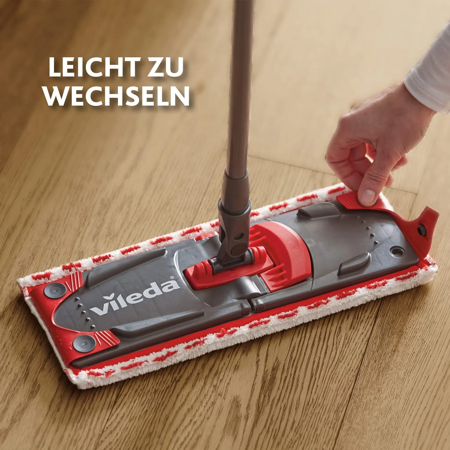 Vileda Ultramax Bodenwischer Ersatzbezug, Wischmopp Bezug Ultramat_Ultramax aus Mikrofasern, für alle Hartböden, Waschmaschinen geeignet, 1er Pack - Image 2