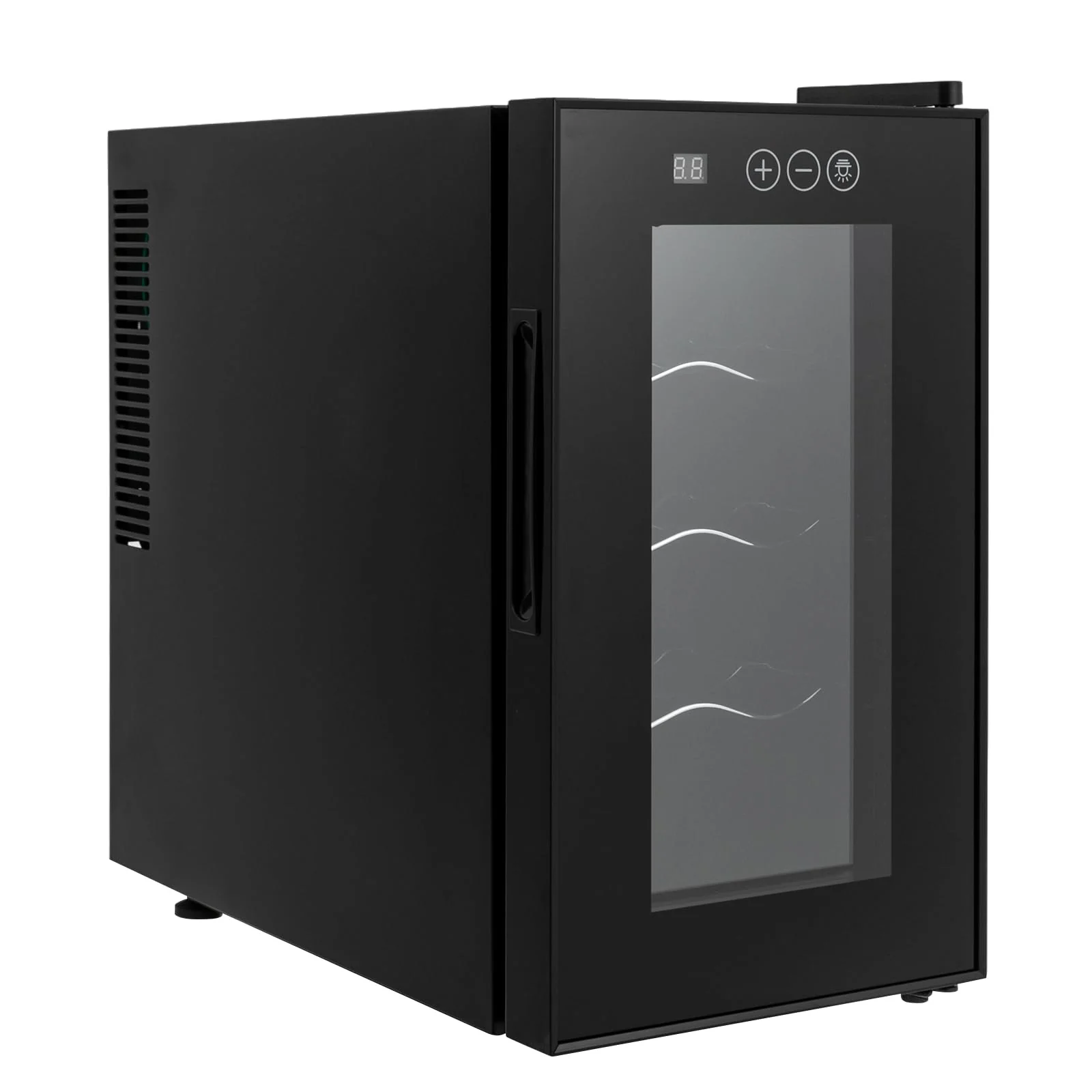 vinnyooc 8 Flaschen, Weinkühler, Weinkühler, Aufbewahrungsbox, freistehend, Kühlschrank, Weinkeller, Weinkeller, süßer Wein, für Zuhause, im Büro, Hotel - Image 5