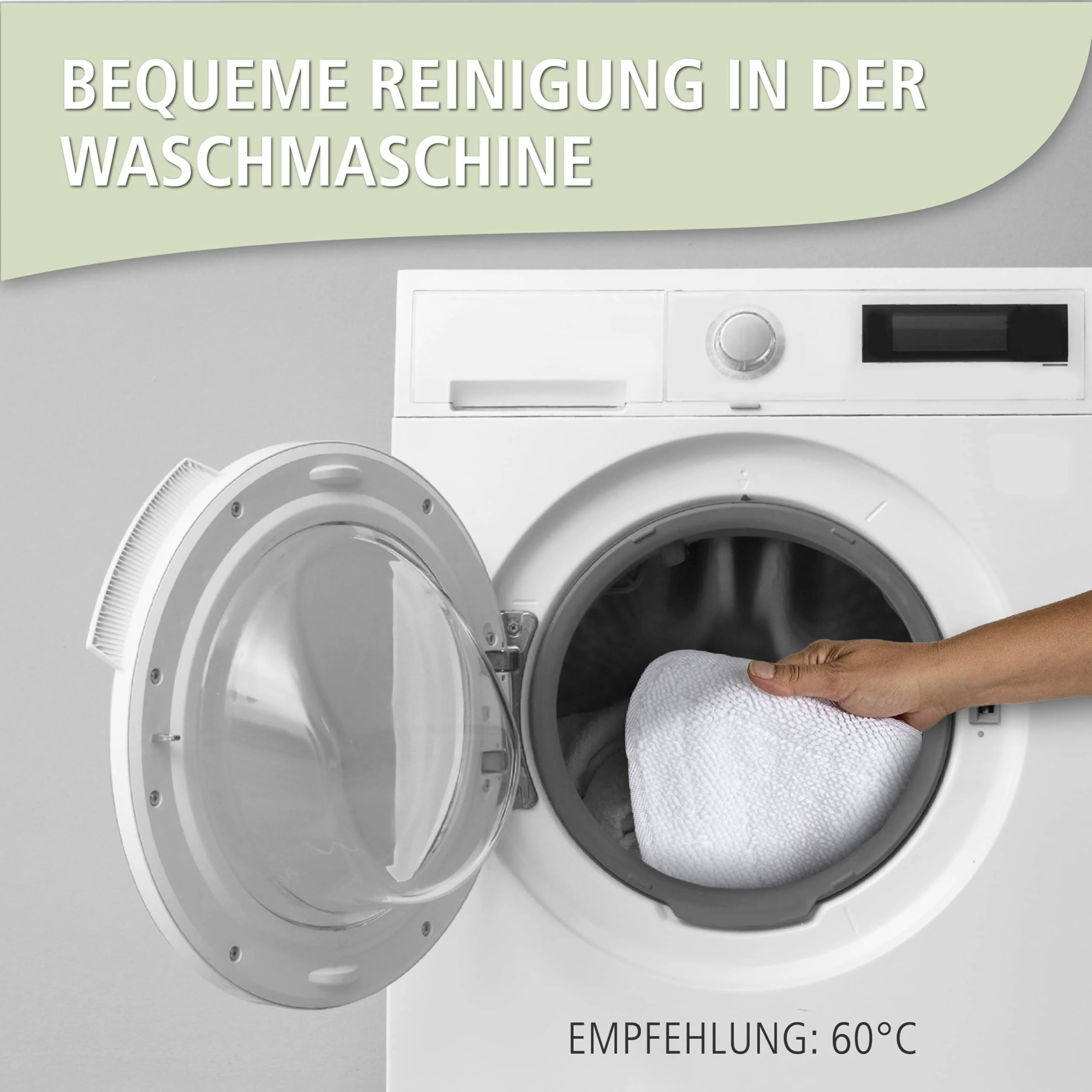 viopura Dampfreiniger Steam Ersatzbezug 5er Set - für vileda Dampfreiniger Ersatzbezüge - feine Mikrofasern - für vileda Steam Ersatzbezug - langlebig und perfekte Passform - waschmaschinengeeignet - Image 3