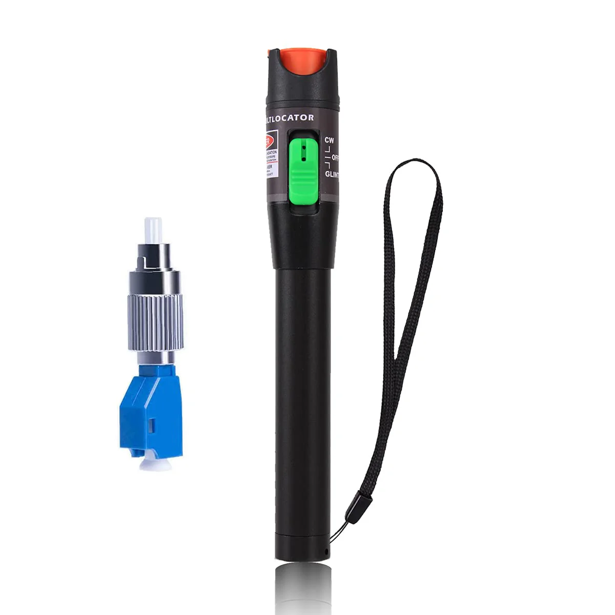 Visual Fault Locator 30KM, VFL-Tester-Kit einschließlich Single-Mode 9/125um FC-Male-zu-LC-Female-Adapter, Lichttester-Stift für die Prüfung von Glasfasernetzwerkkabeln - Image 7