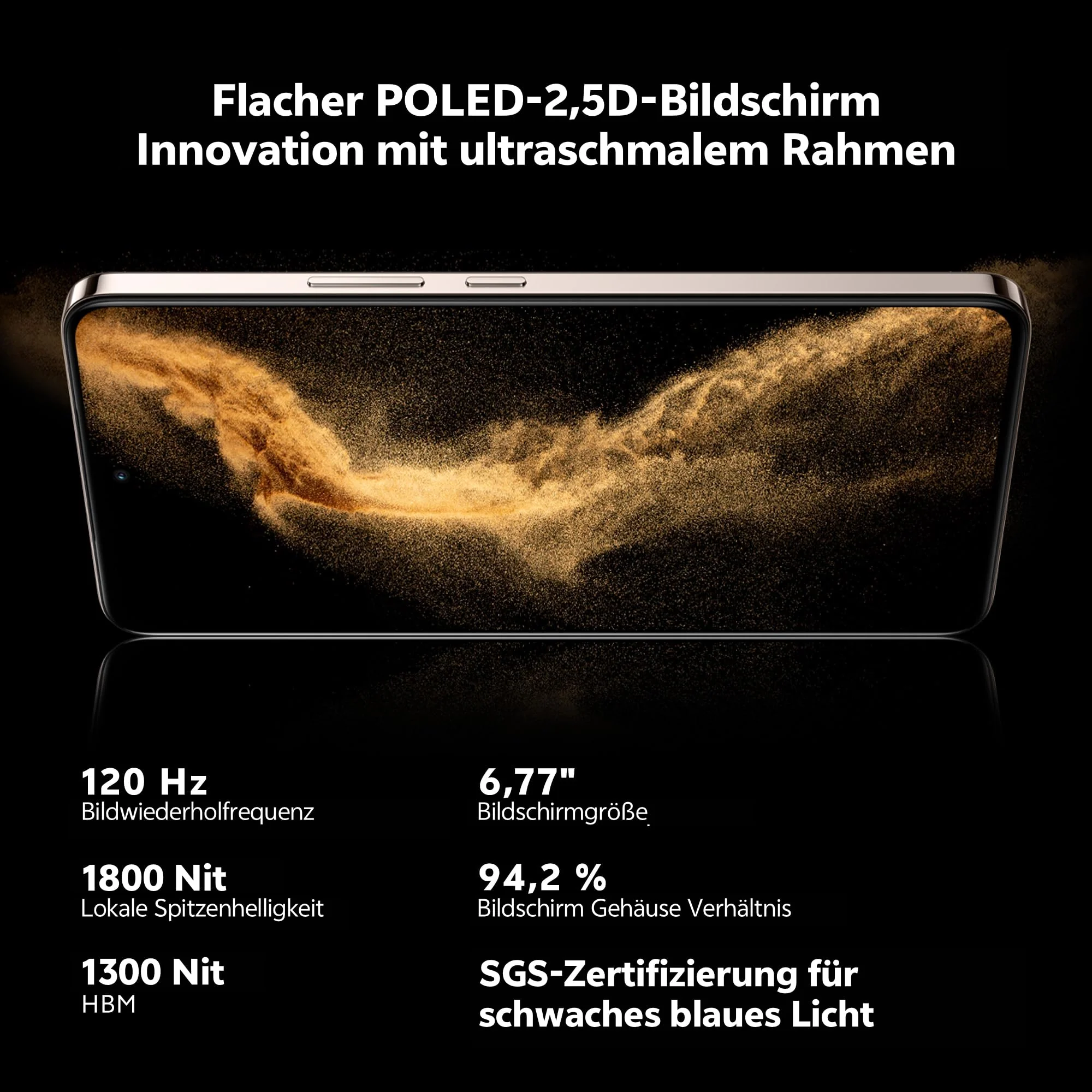 vivo V50 Lite 5G Smartphone, 8G+256G, 6,77" 120Hz P-OLED-Bildschirm, 50MP Sony Hauptkamera + 8MP Ultraweitwinkelkamera, Aura Light, 5200 mAh Akku, 400% Lautstärke & Dual-Stereo-Lautsprecher, IP65 - Image 7