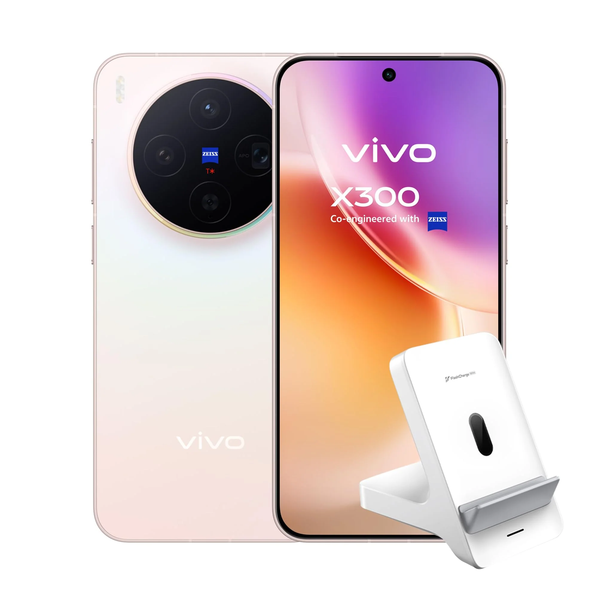 vivo X300 5G Smartphone Bundle, 12G + 256G, kompakter 6,31"-Flachbildschirm, ZEISS Dreifachkamera, 200 MP ZEISS Hauptkamera, Dimensity 9500, IP68 und IP69, Android 16 Handy, 3 Jahre Garantie