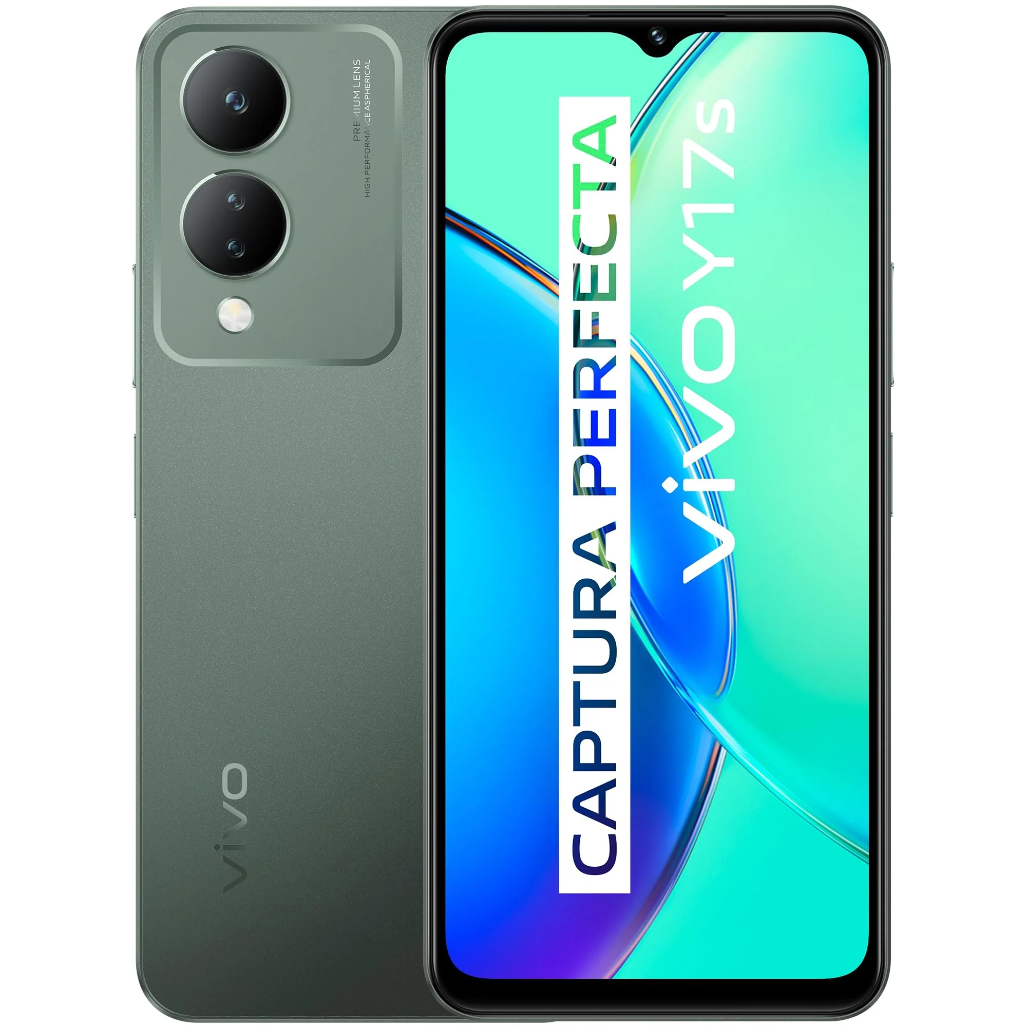 vivo Y17s Smartphone, 4 GB RAM + 128 GB ROM, Dreifachkamera mit 50 MP, 5000-mAh-Akku, 16,56 cm (6,56 Zoll) HD+-Display, hohe Helligkeit, IP54, schlankes Gehäuse 2,5D, Android 13 - Image 2