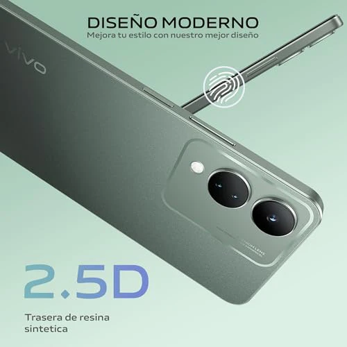 vivo Y17s Smartphone, 4 GB RAM + 128 GB ROM, Dreifachkamera mit 50 MP, 5000-mAh-Akku, 16,56 cm (6,56 Zoll) HD+-Display, hohe Helligkeit, IP54, schlankes Gehäuse 2,5D, Android 13 - Image 7