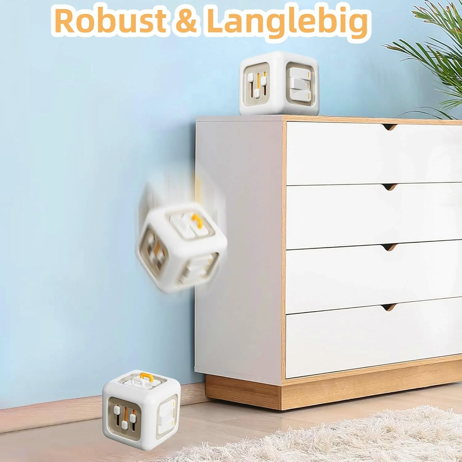VORENUS Baby Spielzeug ab 1 Jahr, Montessori Spielzeug für 12-24 Monate, 6 in 1 Baby Motorikwürfel Motorikspielzeug, Montessori Sensorik Spielzeug für Kleinkinder Jungen Mädchen 1-3 Jahr - Image 5