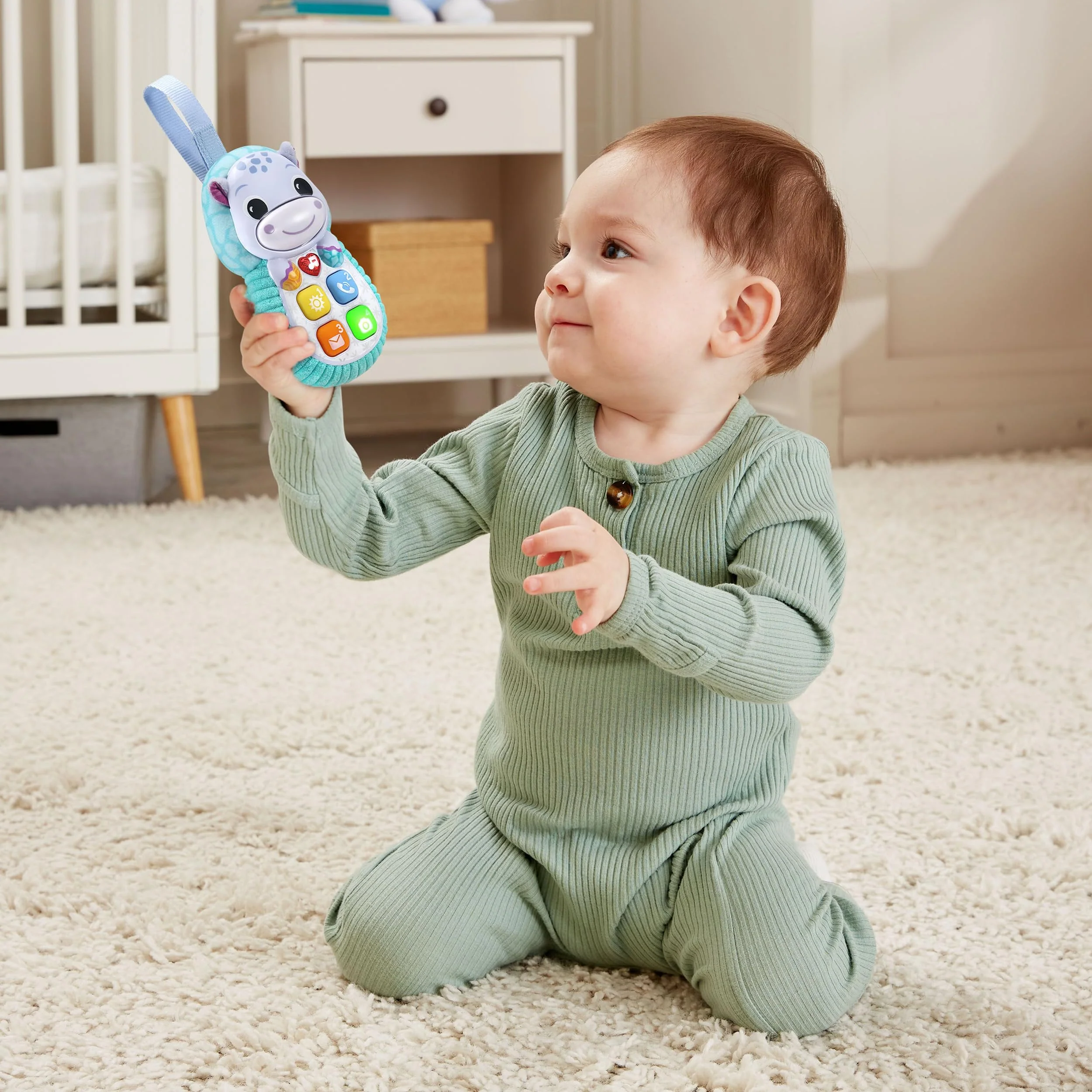 Vtech Baby Hippo-Handy – Spielzeugtelefon in Nilpferd-Optik mit 5 Liedern und 15 Melodien – Für Kinder von 6-36 Monaten - Image 3