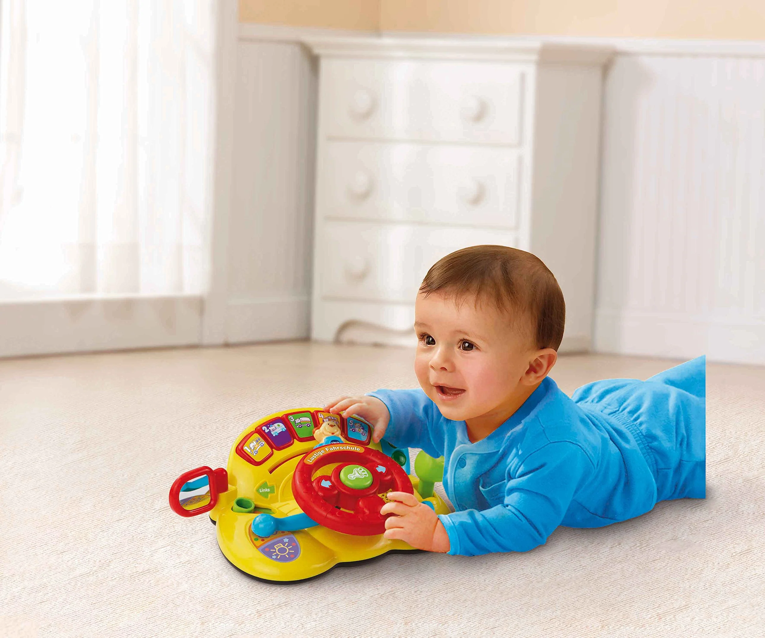 Vtech Baby Lustige Fahrschule – Kinderspielzeug mit 3 Spielmodi, bunten Tasten und Musik – Für Kinder von 12-36 Monaten - Image 4