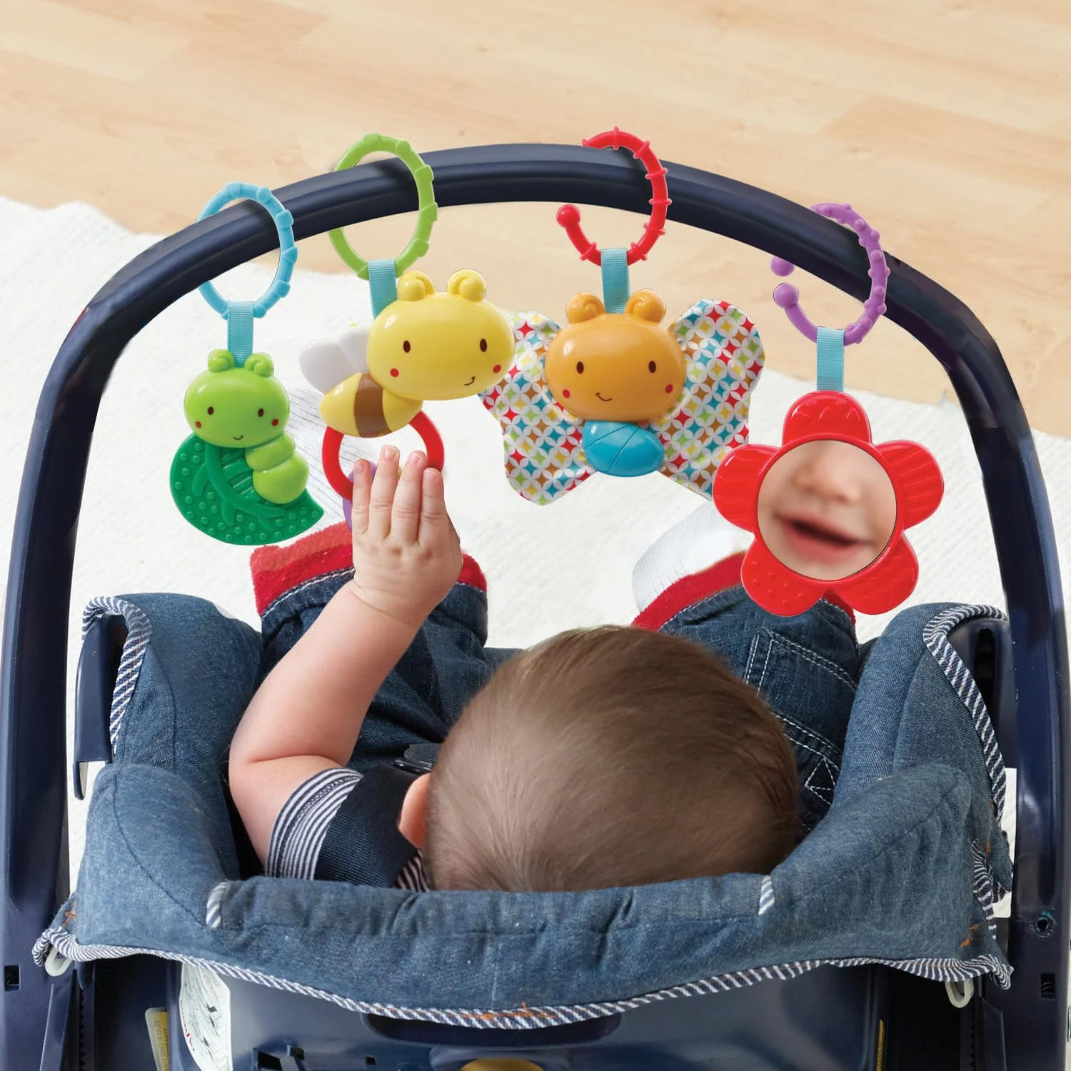 Vtech Baby Musik-Spieldecke – Babydecke mit Spielbogen – Mit 4 abnehmbaren Spielelementen, bunten Klaviertasten und Melodien – Für Kinder von 0-24 Monaten - Image 4