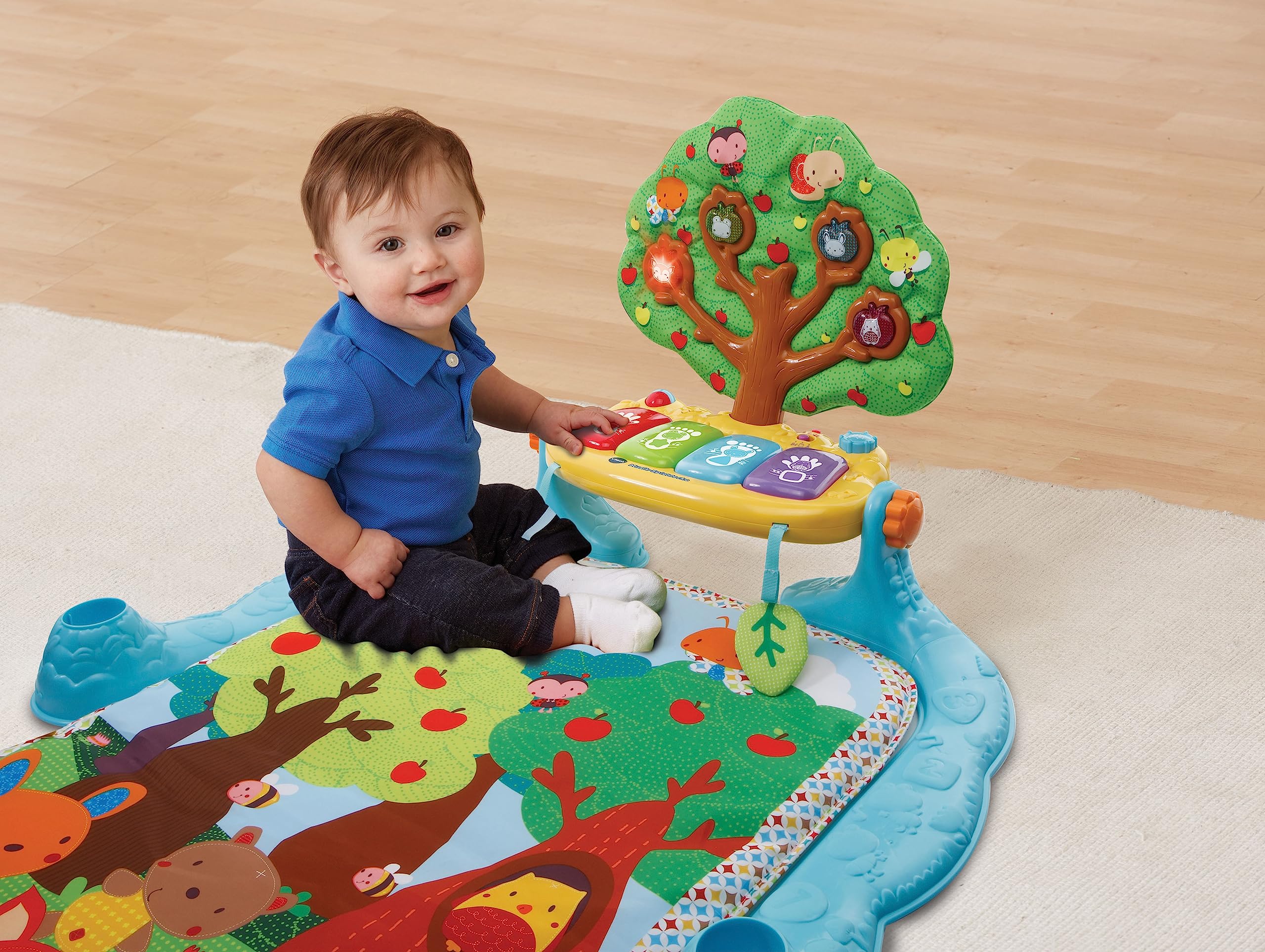 Vtech Baby Musik-Spieldecke – Babydecke mit Spielbogen – Mit 4 abnehmbaren Spielelementen, bunten Klaviertasten und Melodien – Für Kinder von 0-24 Monaten - Image 5
