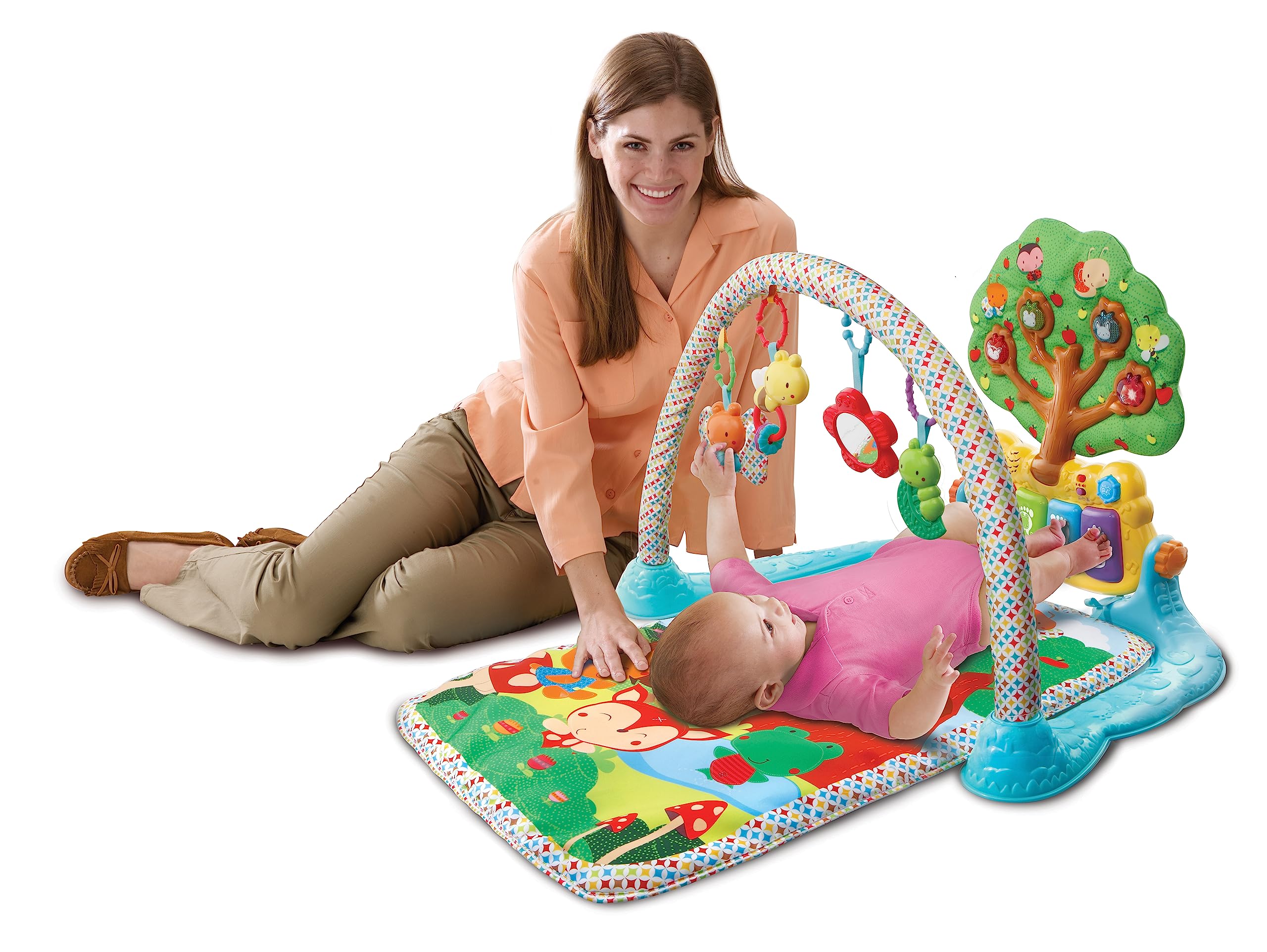 Vtech Baby Musik-Spieldecke – Babydecke mit Spielbogen – Mit 4 abnehmbaren Spielelementen, bunten Klaviertasten und Melodien – Für Kinder von 0-24 Monaten - Image 7
