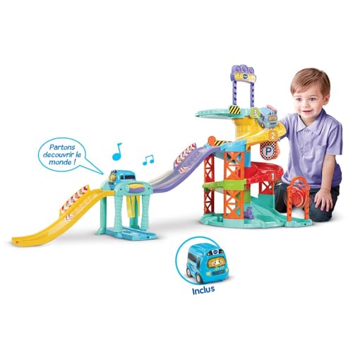 VTech Baby Tut Tut Baby Flitzer - Parkhaus – Interaktive Parkgarage mit beweglichen Elementen, Melodien, Liedern und mehrsprachigem Tut Tut Baby Flitzer Bus – Für Kinder von 1-5 Jahren - Image 8