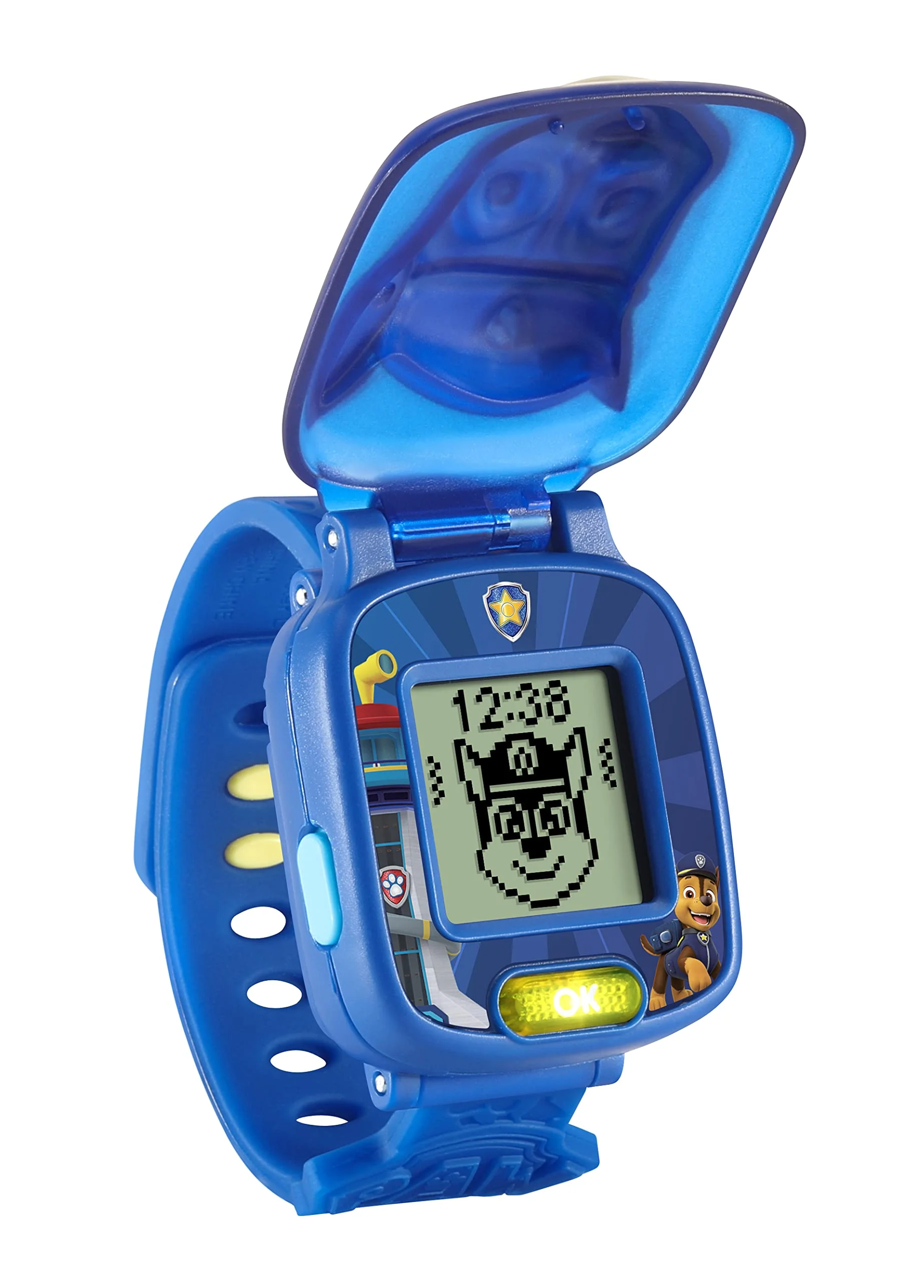 Vtech PAW Patrol Chase-Lernuhr Digitale Kinderuhr mit Timer, Stoppuhr, Wecker und Lernspielen Für Kinder von 3-6 Jahren, Bunt - Image 4