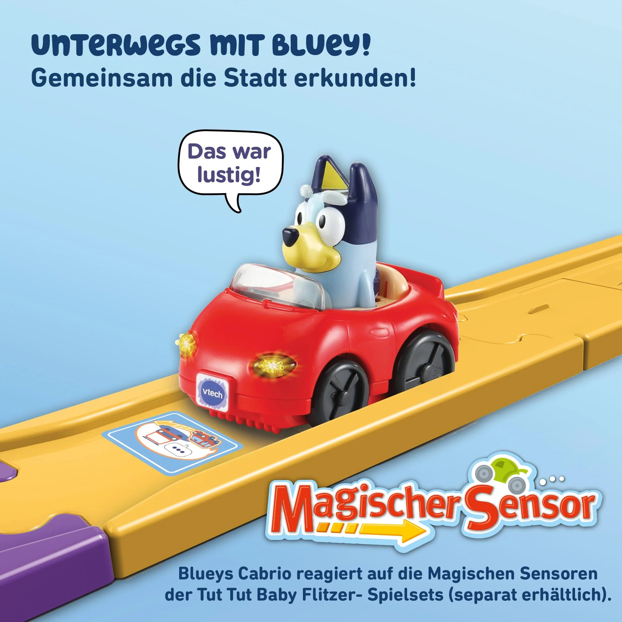 Vtech TUT TUT Baby Flitzer - Blueys Cabrio - Image 4
