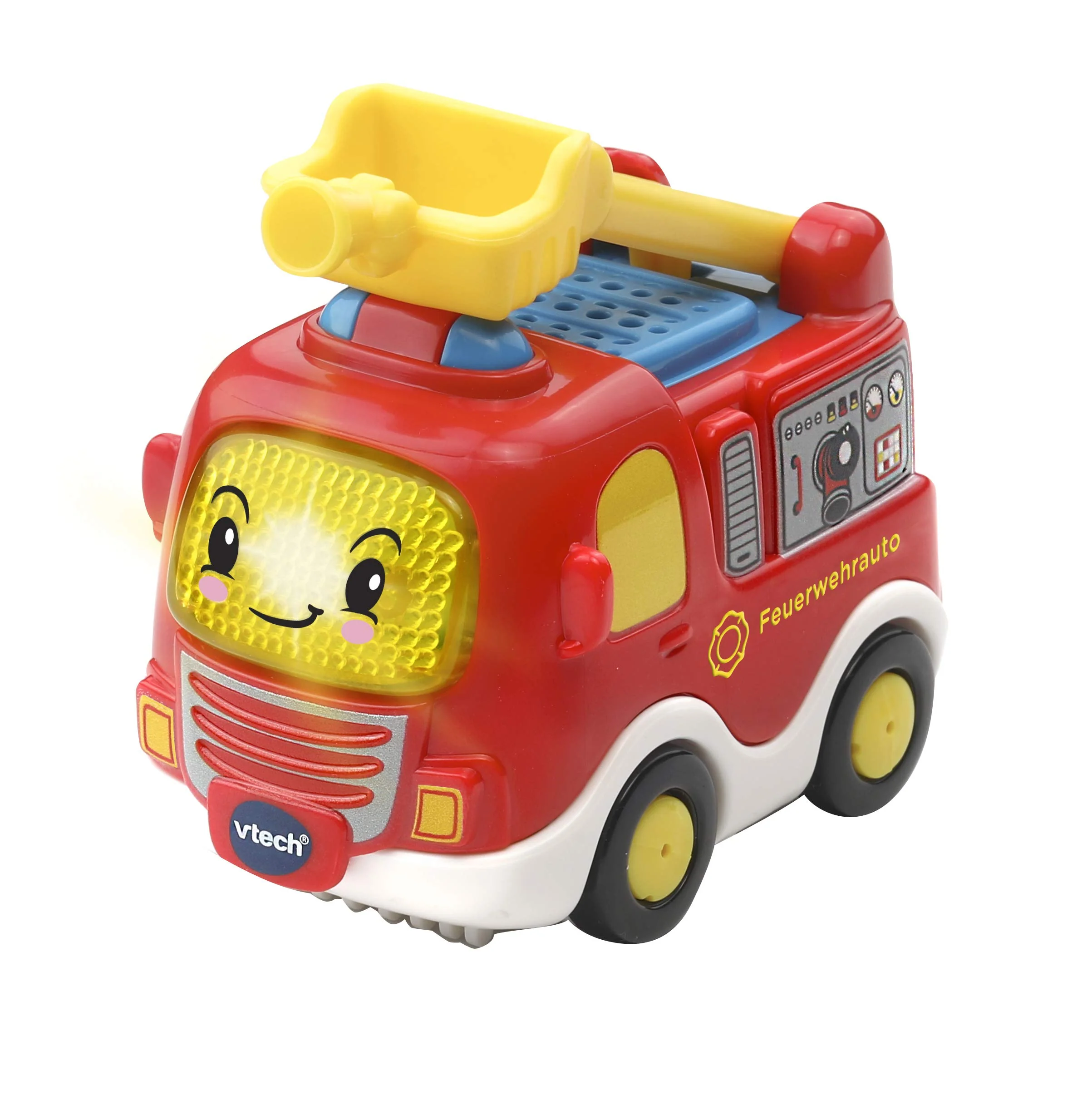 Vtech TUT TUT Baby Flitzer - Feuerwehrauto – Spielzeugauto mit Musik, aufleuchtender Taste, spannenden Sätzen und Geräuschen – Für Kinder von 1-5 Jahren - Image 4