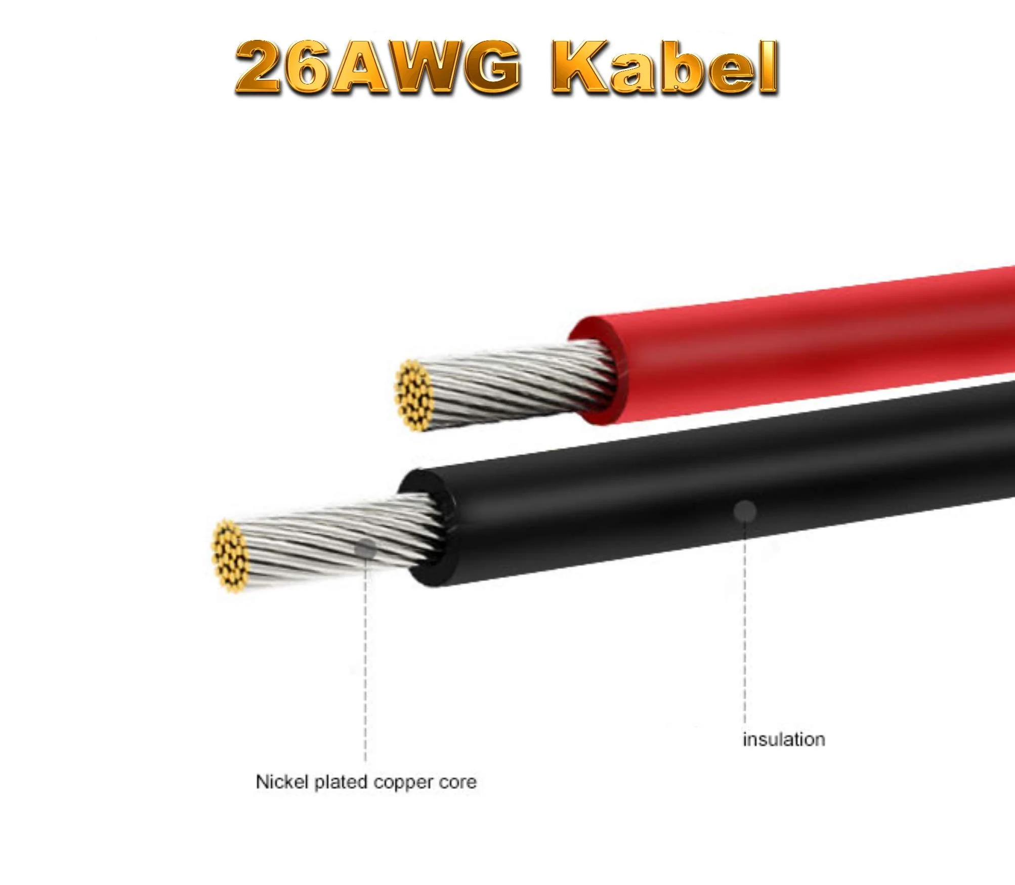 VUNIVERSUM 5X Paare 10 Stück Micro JST PH 2.0 3PIN Rastermaß 2mm Steckverbinder Stecker Male Buchse Female mit je 10cm Kabel Verlängerung Lipo Akku Komputer Elektronik PC DIY Modellbau - Image 4