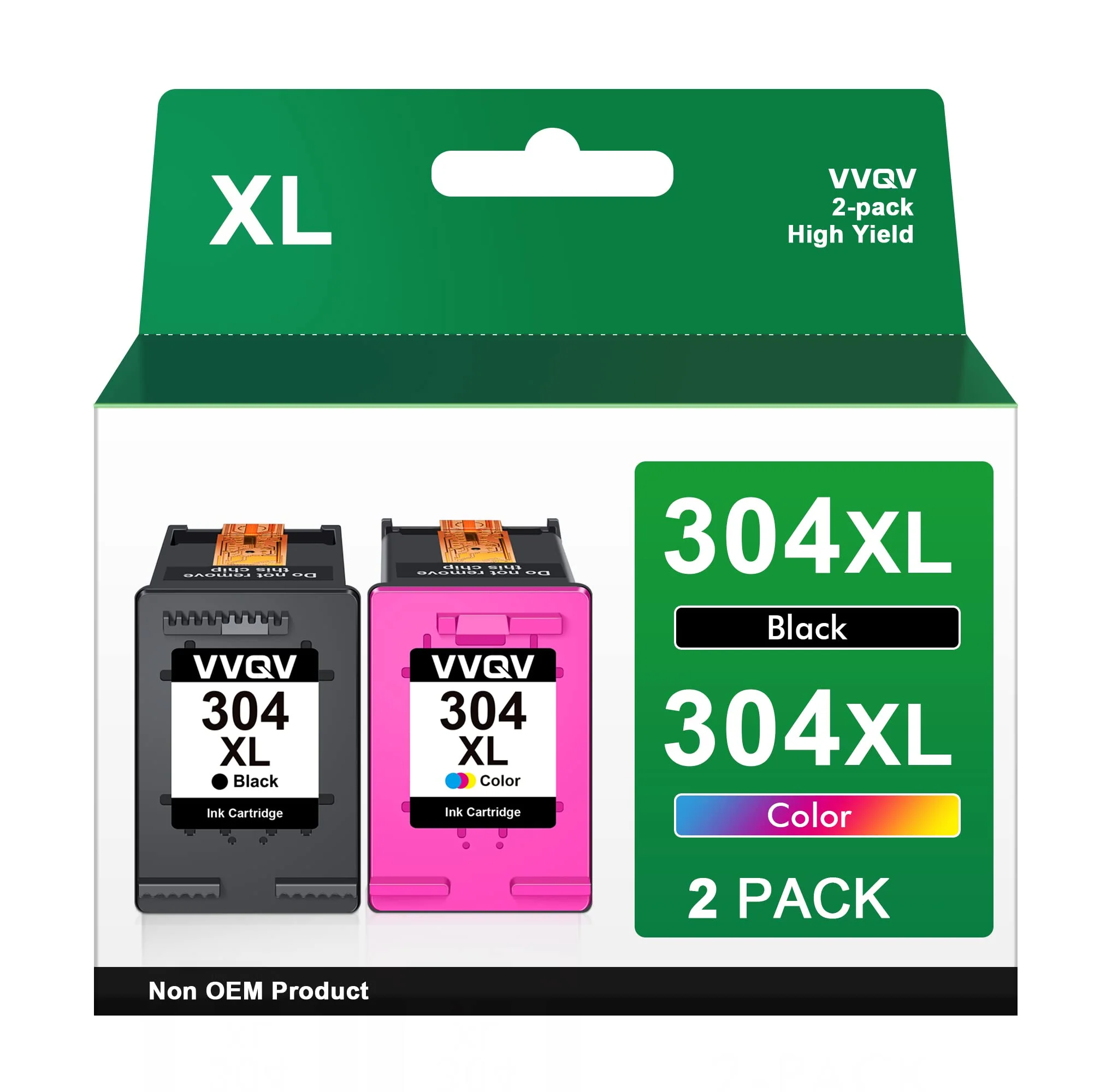 VVQV 304 XL Druckerpatronen Multipack 304XL Ersatz für HP 304 Druckerpatronen schwarz und Farbe für HP Envy 5000 5030 5010 5020 5032 5020 für HP Deskjet 3750 2630 2620 2622 3720 3730 3760 3762 - Image 4