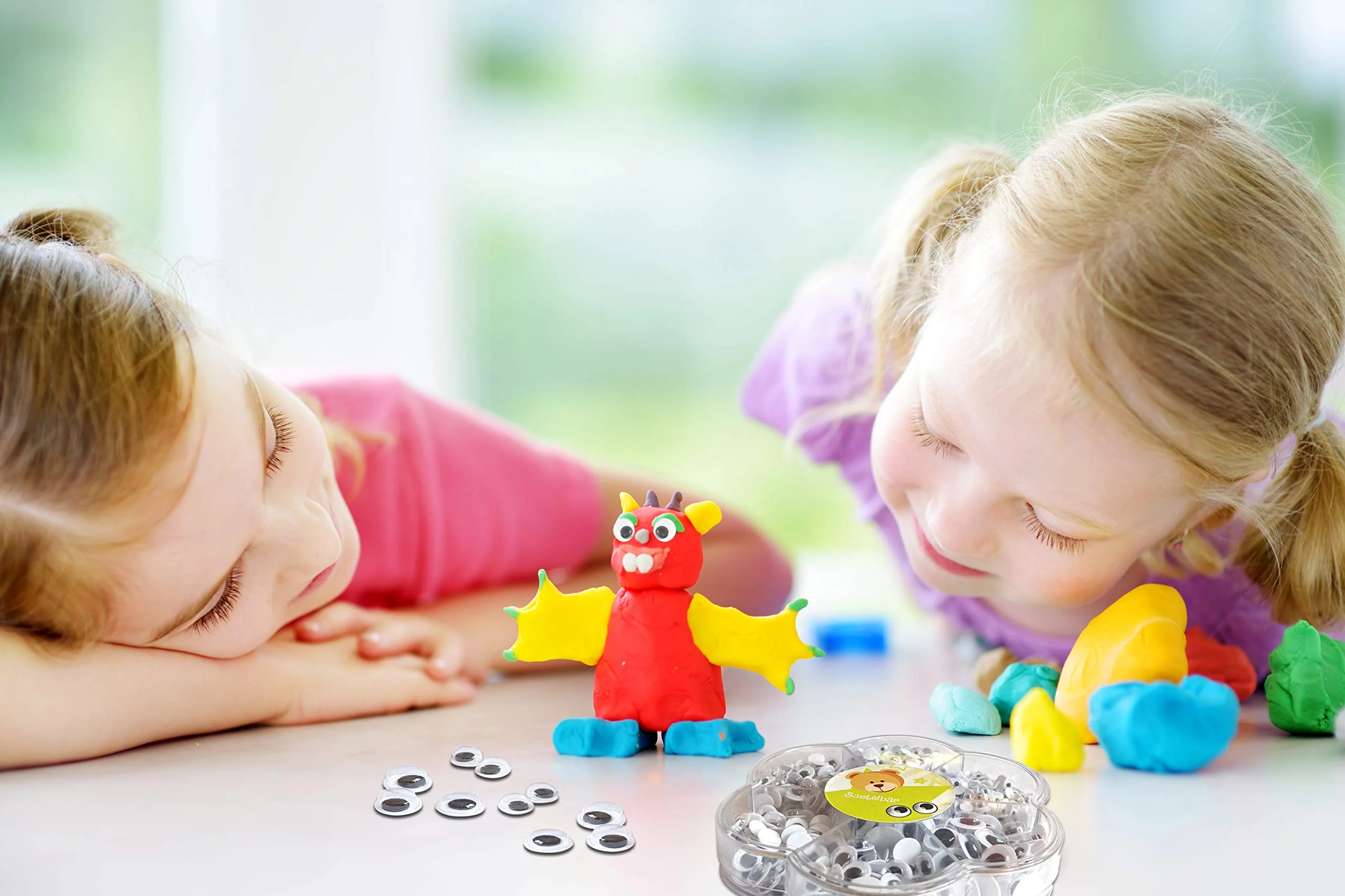 Wackelaugen Selbstklebend • 600 Stück • Premium Kulleraugen selbstklebend • Sortiert • Deutsches Kleinunternehmen • Augen zum Basteln • Bastel Augen für DIY Scrapbooking uvm • Verschiedene Größen - Image 8
