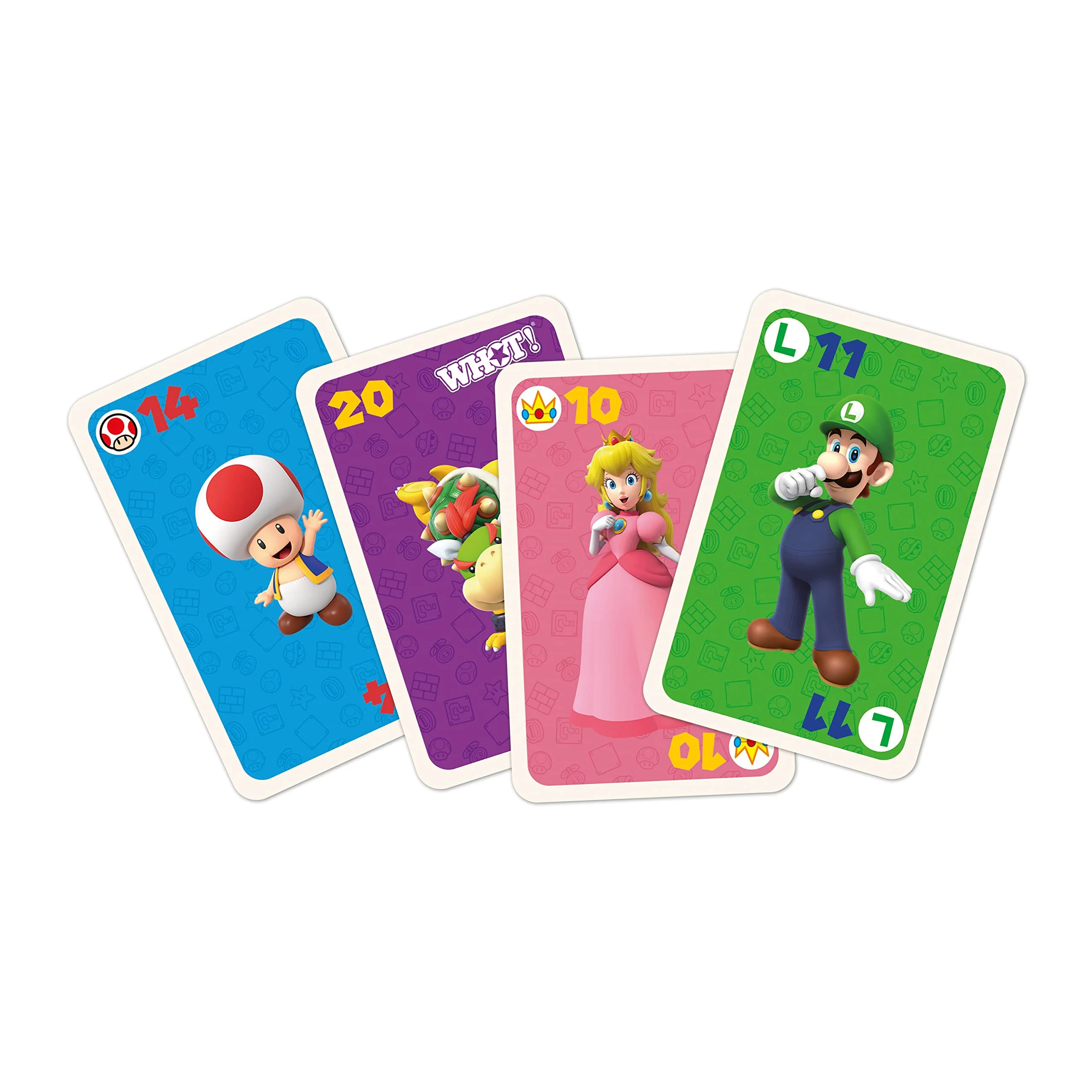 Waddingtons Number 1 WHOT! Mau-Mau-Variante Super Mario Kartenspiel für Kinder - Super Mario für Familie - 1+ Spieler ab 5+ Jahren - Deutsch - Image 2