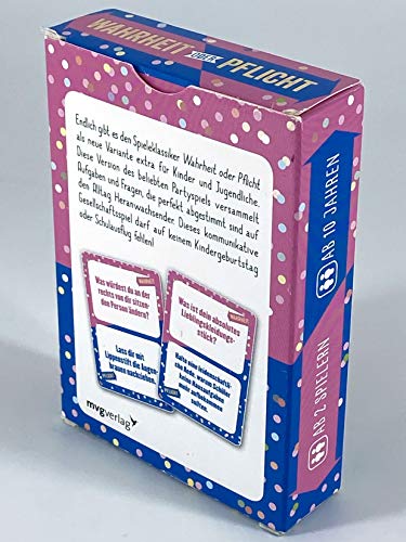 Wahrheit oder Pflicht – Die Kinderedition: | Das Original. Der Klassiker unter den Partyspielen, perfekte Geschenk für Geburtstag, Weihnachten und Schulanfang. Ab 10 Jahren - Image 4