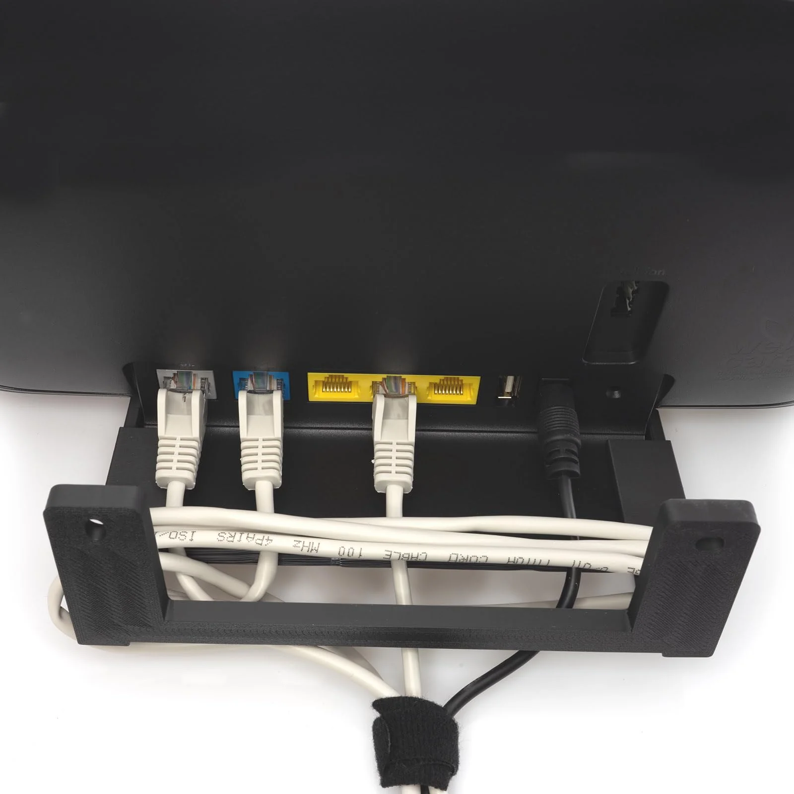 Wandhalterung für Telekom Speedport Smart 4 Plus Router WLAN Halterung Halter Wandhalter mit Kabelmanagment inkl. Befestigungsmaterial - Image 2