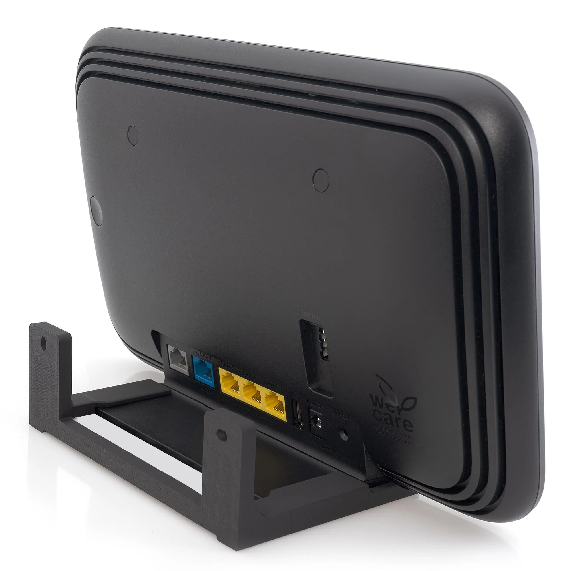 Wandhalterung für Telekom Speedport Smart 4 Plus Router WLAN Halterung Halter Wandhalter mit Kabelmanagment inkl. Befestigungsmaterial - Image 4
