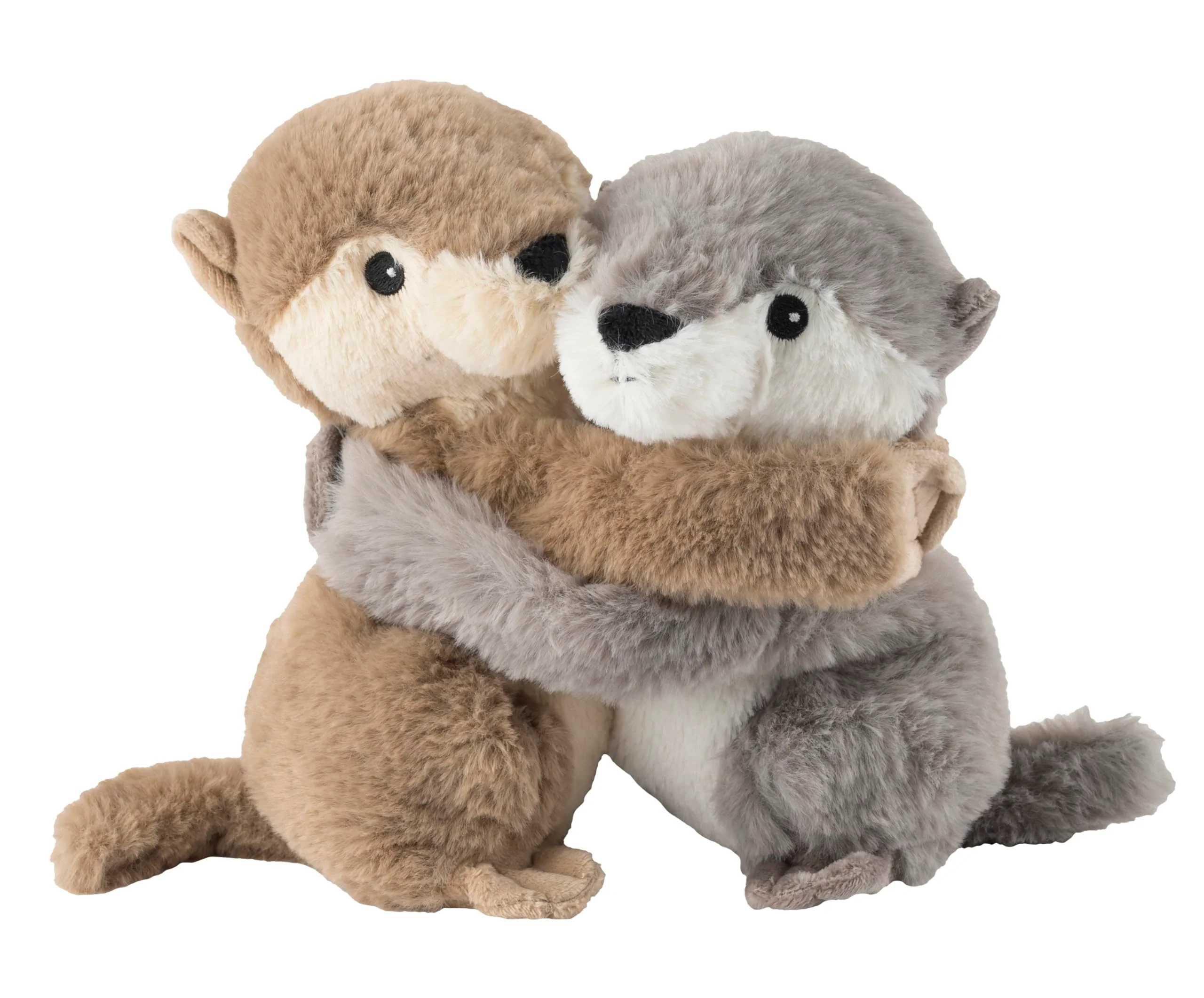 Warmies® Wärmekissen/Stofftier "Kuschelfreunde Otter 2er Set" Hirse Lavendelfüllung 16cm 500g
