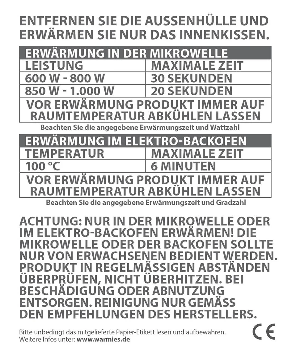 Warmies® Wärmekissen/Stofftier "Minis Schnabeltier" herausnehmbare Hirse Lavendelfüllung 20cm 280g (exklusives Warmies-Design für Greenlife Value) - Image 5