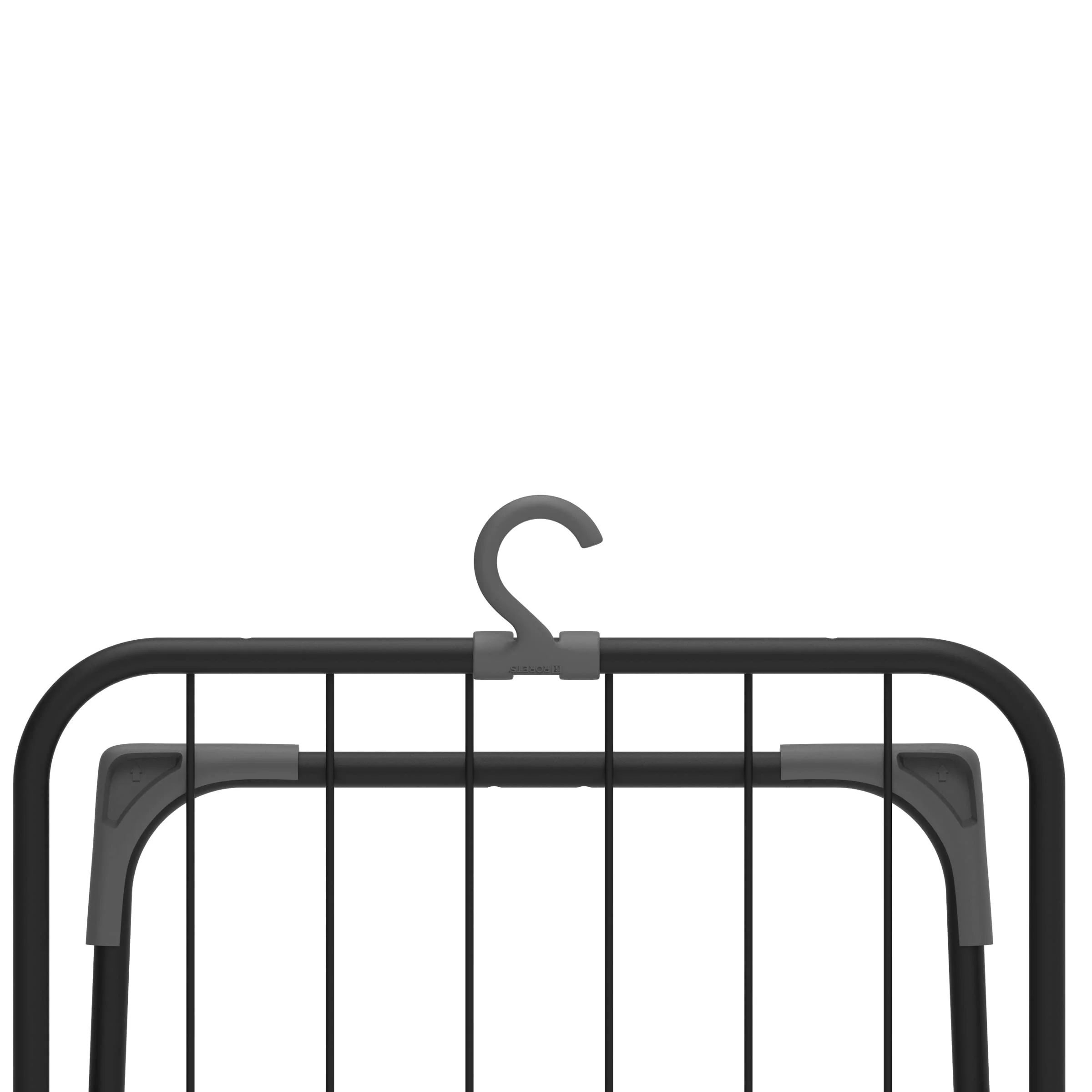 Wäscheständer Nano – verriegelt die Standbeine in zusammengeklappter Position - Haken zur Aufbewahrung - 9 m Trockenfläche - Design und Qualität von Schwedens stärkster Trockenständermarke (Schwarz) - Image 4
