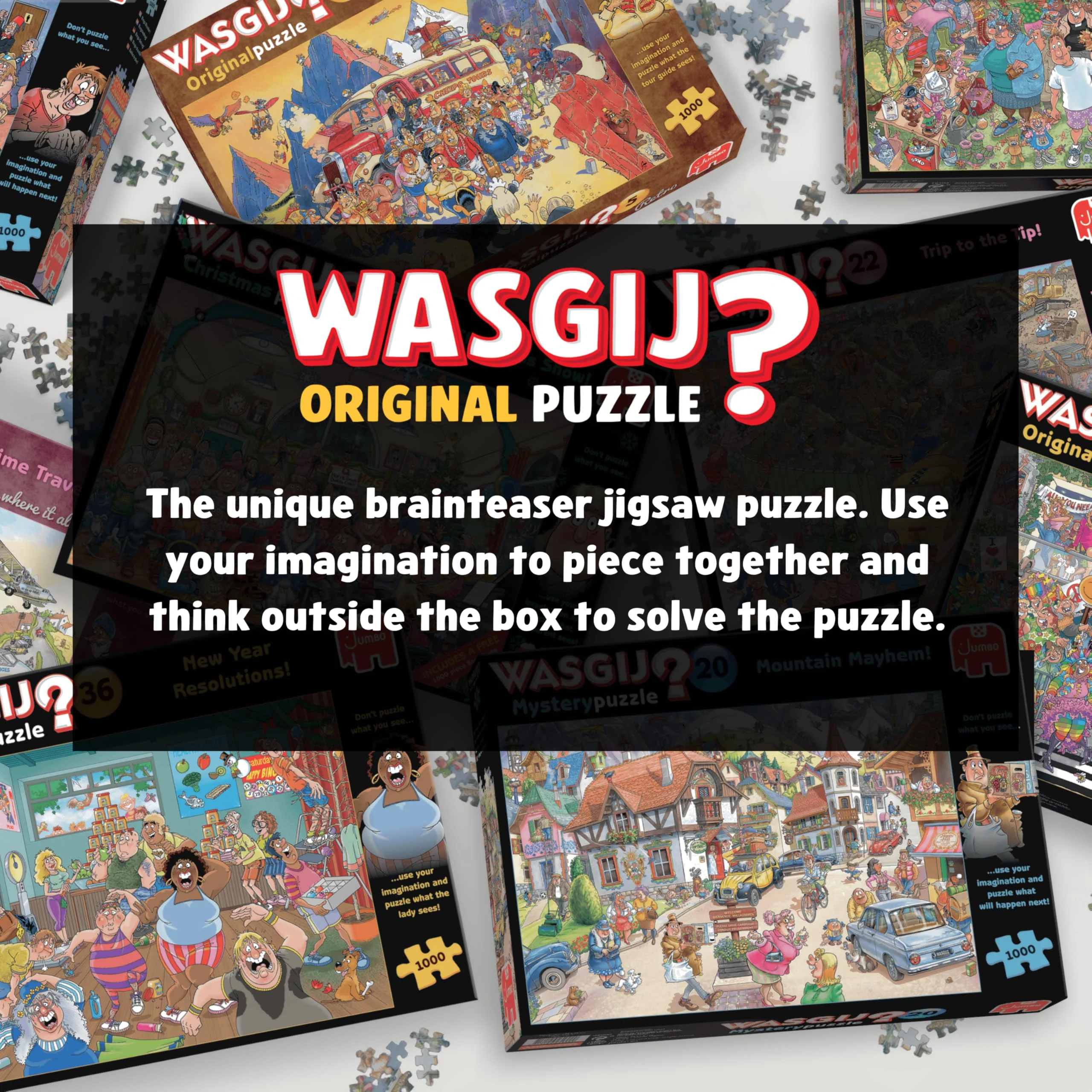 Wasgij Original 43 – Es riecht nach Fisch – Aquarium Antics – Lustiges Puzzle – Puzzle für Erwachsene – 100% recycelter Karton – 1000 Teile Jumbo - Image 6