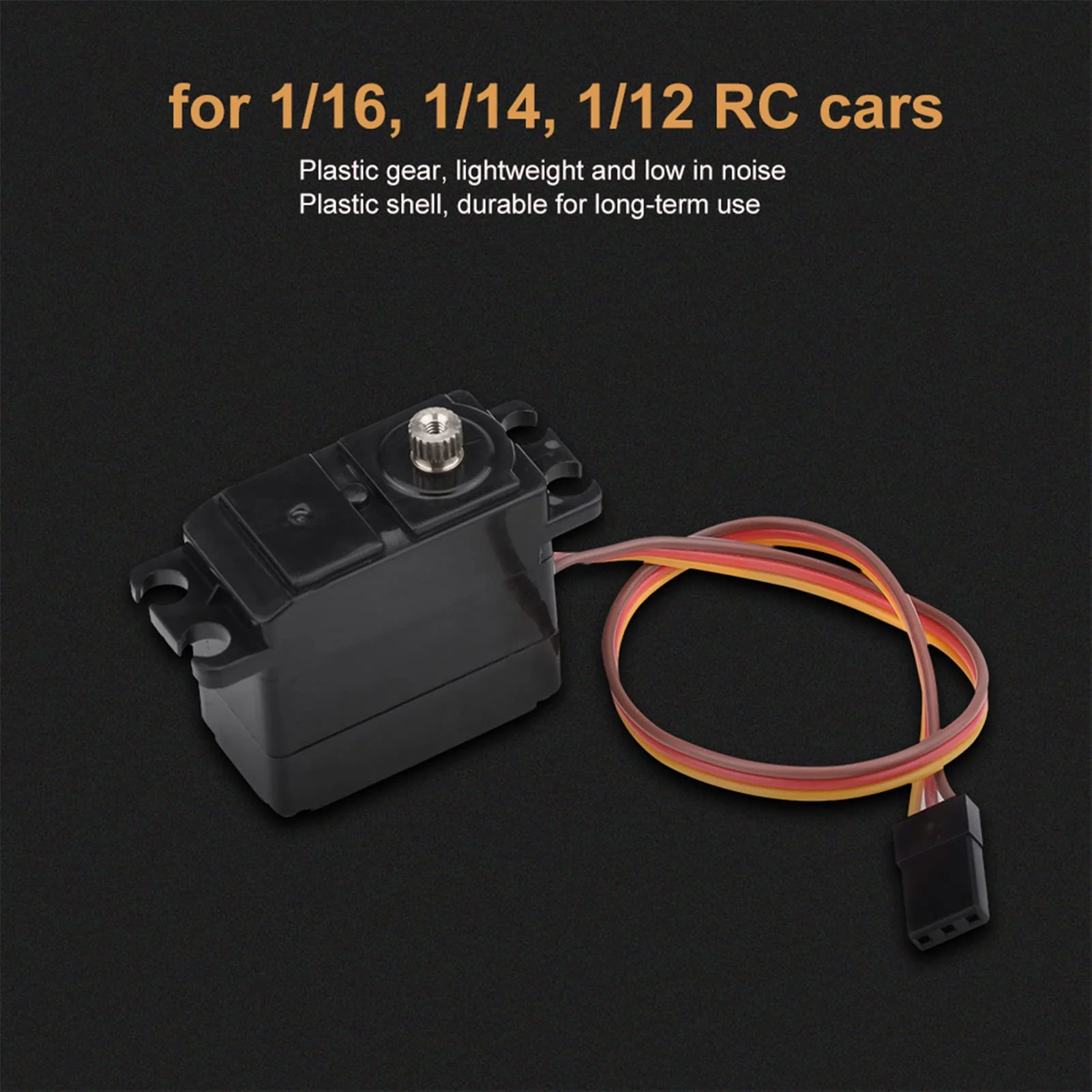 Watris Veiyi RC Servo, 2,2kg Metallgetriebe Wasserdicht Mini Servo, 3x1,5x4cm / 1,2x0,6x1,6 Zoll RC Zubehör für 1/16/14/12 Ferngesteuertes Auto - Image 5