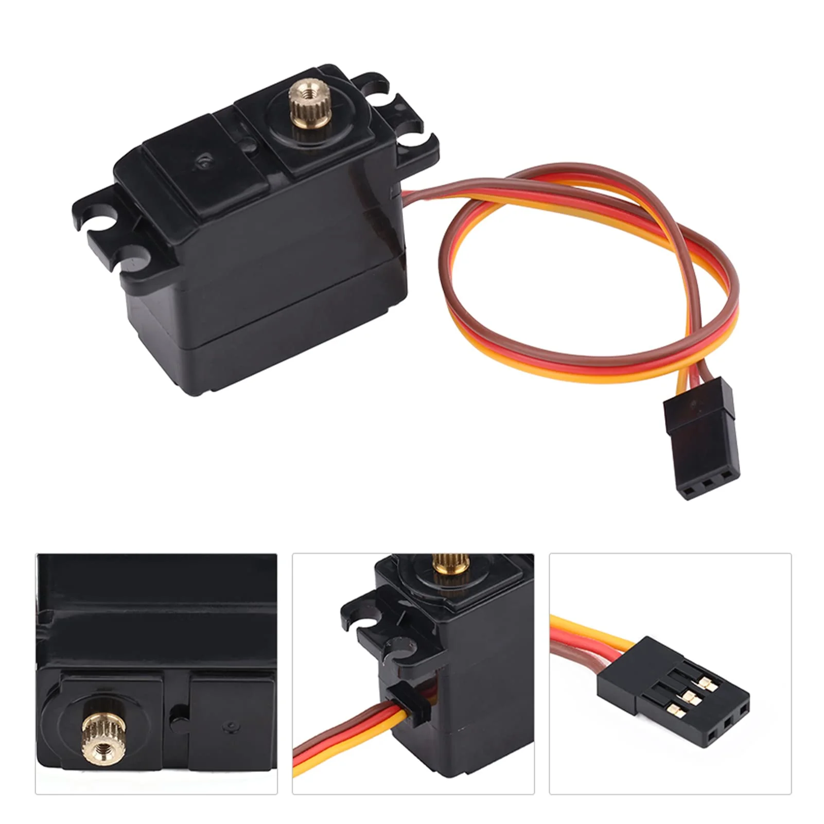 Watris Veiyi RC Servo, 2,2kg Metallgetriebe Wasserdicht Mini Servo, 3x1,5x4cm / 1,2x0,6x1,6 Zoll RC Zubehör für 1/16/14/12 Ferngesteuertes Auto - Image 8