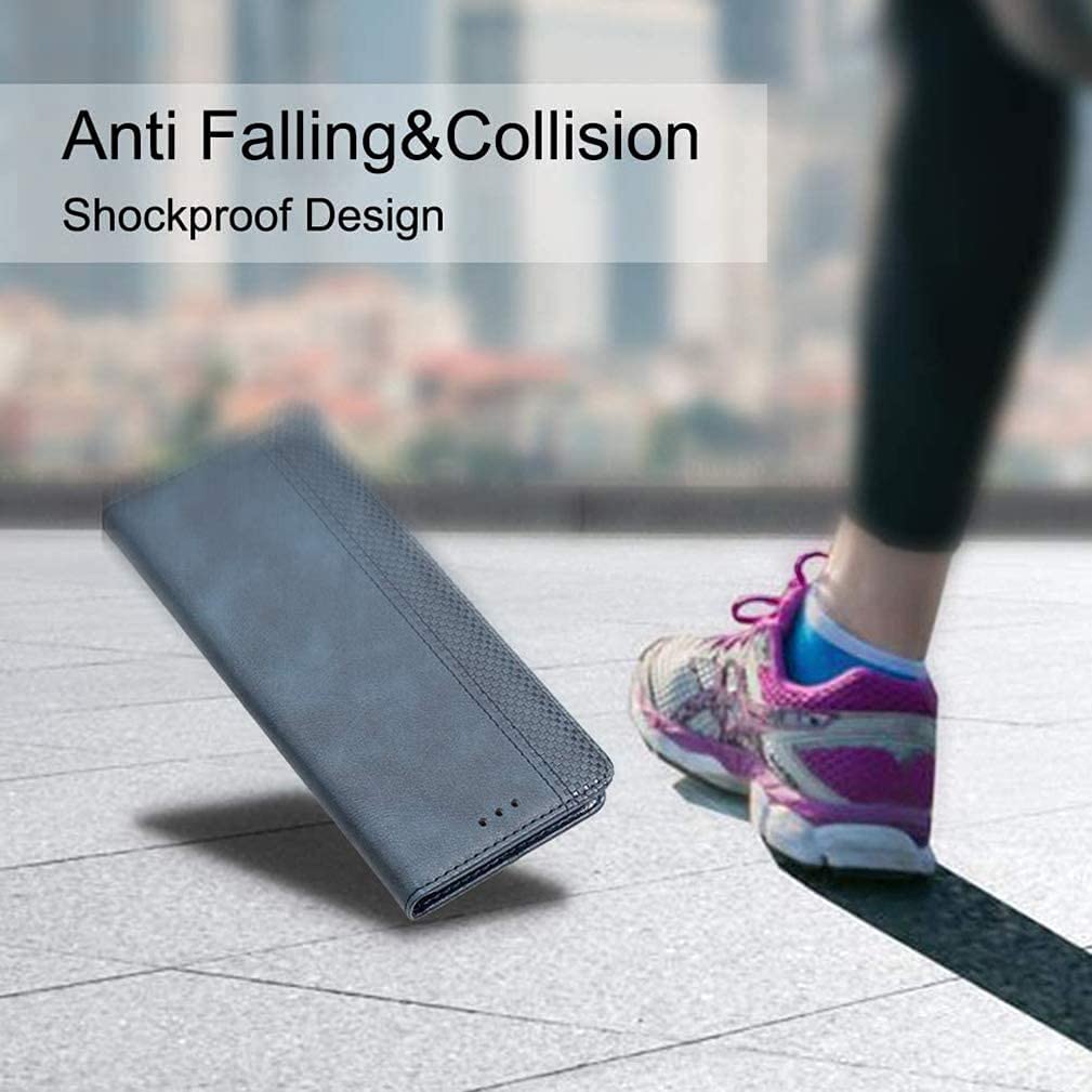 WBWONE Hülle für Samsung Galaxy A06, Premium TPU/PU Leder Klappbar Schutzhülle Tasche Handyhülle mit Standfunktion & Kartensteckplätzen, Schwarz - Image 7