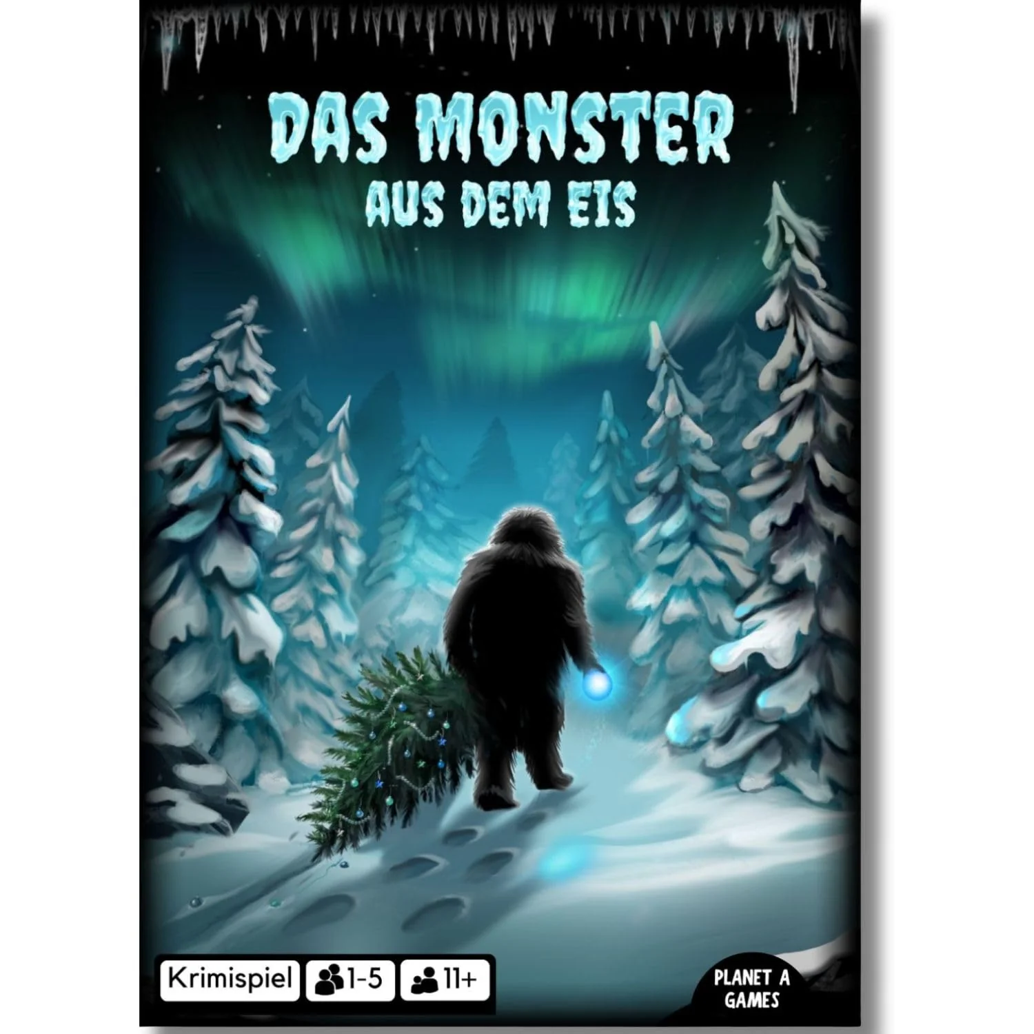 Weihnachtstatort - Das Monster aus dem EIS | Das Weihnachts-Krimispiel | Realistisches Krimispiel, spannendes Detektivspiel, Escape Room Spiel für Jung und Alt