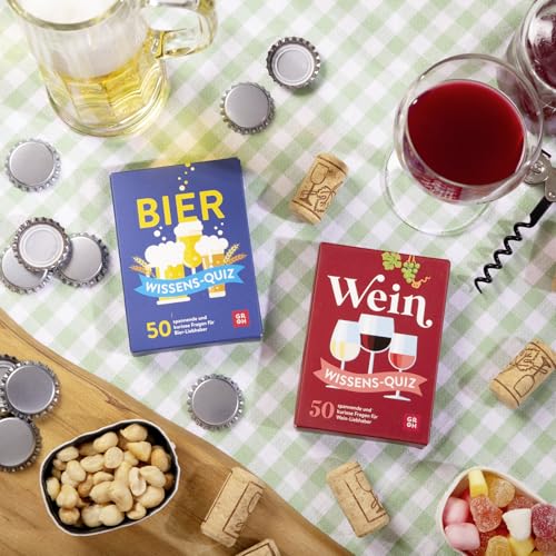 Wein Wissens-Quiz: 50 spannende und kuriose Fragen für Wein-Liebhaber | Das perfekte Partyspiel und originelle Geschenk für Weinfans | Ratequiz im Spielkartenformat - Image 3
