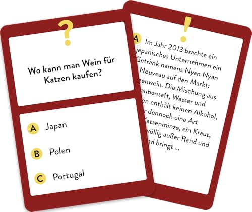 Wein Wissens-Quiz: 50 spannende und kuriose Fragen für Wein-Liebhaber | Das perfekte Partyspiel und originelle Geschenk für Weinfans | Ratequiz im Spielkartenformat - Image 7