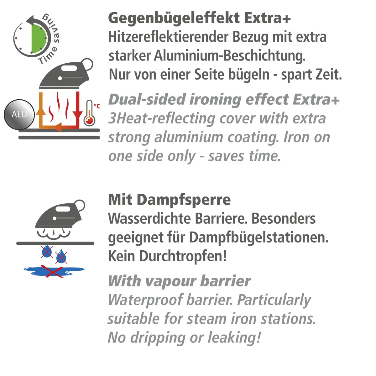 WENKO Bügeltischbezug Air Comfort mit Blitzbüglerzone XL/Universal - Image 2
