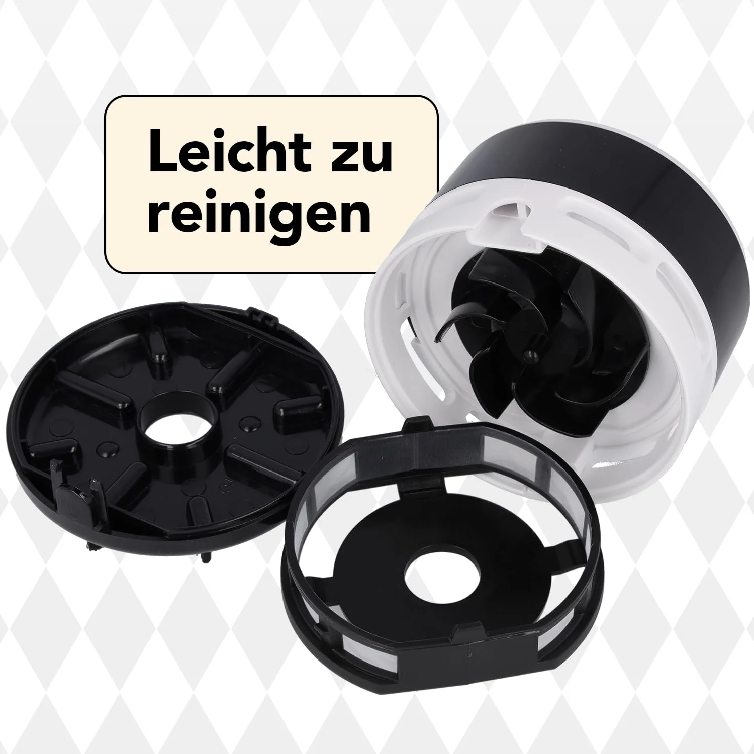 Westcott CL-50001 00 2Clean Schwarz Tischstaubsauger - Image 3