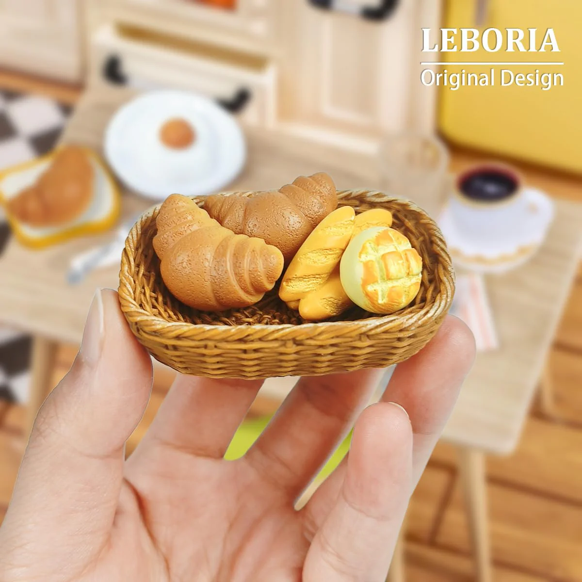 Wichtel Zubehör Miniatur Weihnachten, 23 Stück Puppenhaus Frühstück Essen Geschirr Set, 1/12 Mini Besteck Wichtel Küche Wichtelzubehör Wichtelset, Weihnachten Deko - Image 8