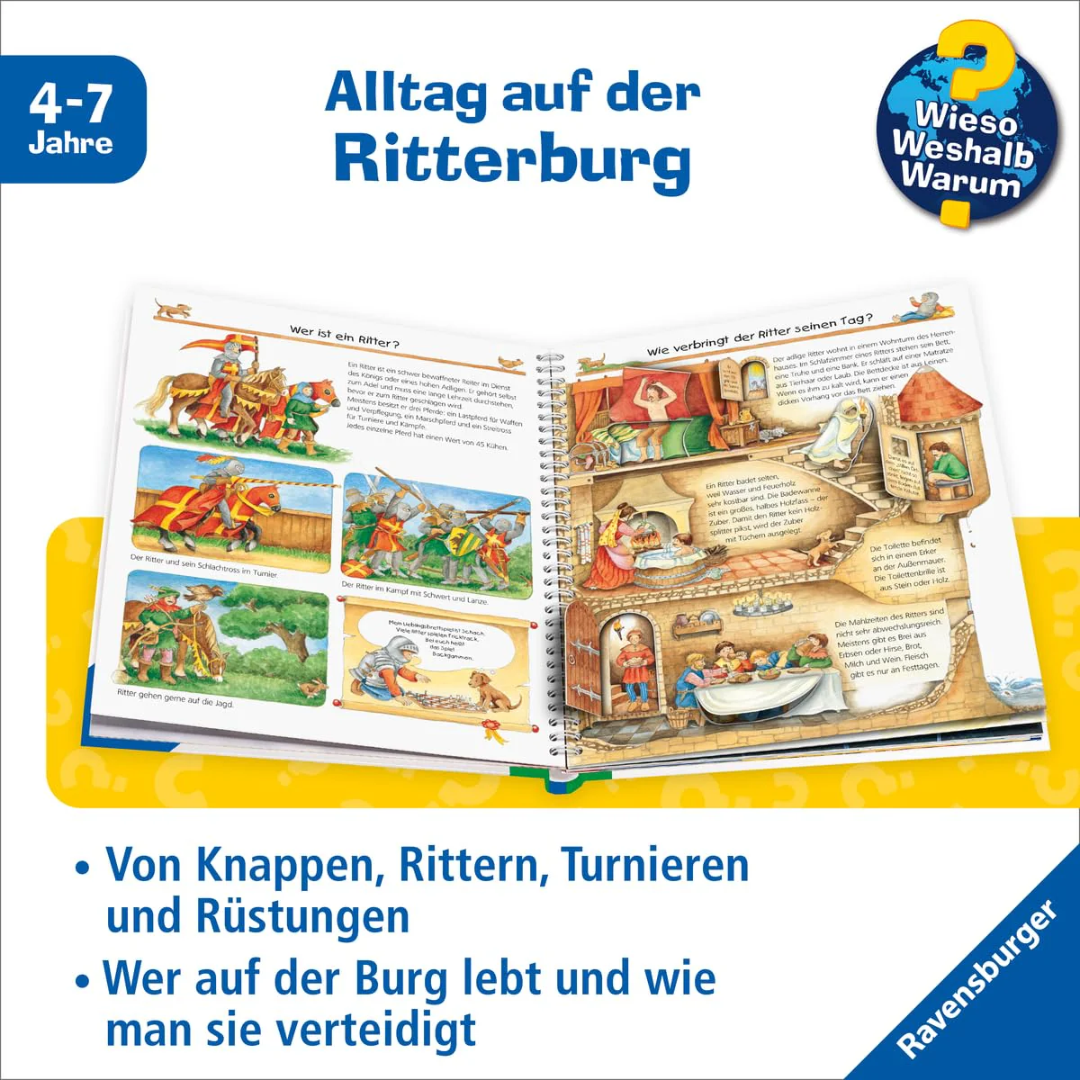 Wieso? Weshalb? Warum?, Band 11 - Wir entdecken die Ritterburg (Sachbuch ab 4 Jahre - mit Klappen) (Kernreihe, 11) - Image 6