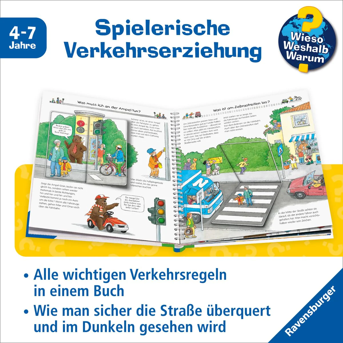 Wieso? Weshalb? Warum?, Band 5 - Pass auf im Straßenverkehr (Sachbuch ab 4 Jahre - mit Klappen): Pass Auf Im Strassenverkehr (Kernreihe, 5) - Image 6