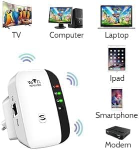 WiFi Extender Booster, WLAN Repeater WLAN Verstärker WiFi Extender bis zu 5000sq.ft Mit Repeater/AP Modus, Long Range Amplifier mit Ethernet Port zu Allen WLAN Geräten, 1-Key Setup, Access Point - Image 8
