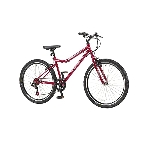 Wildtrak - Stahlfahrrad, Erwachsene, 26 Zoll, 18-Gang - Burgund, Burgundy - Image 5