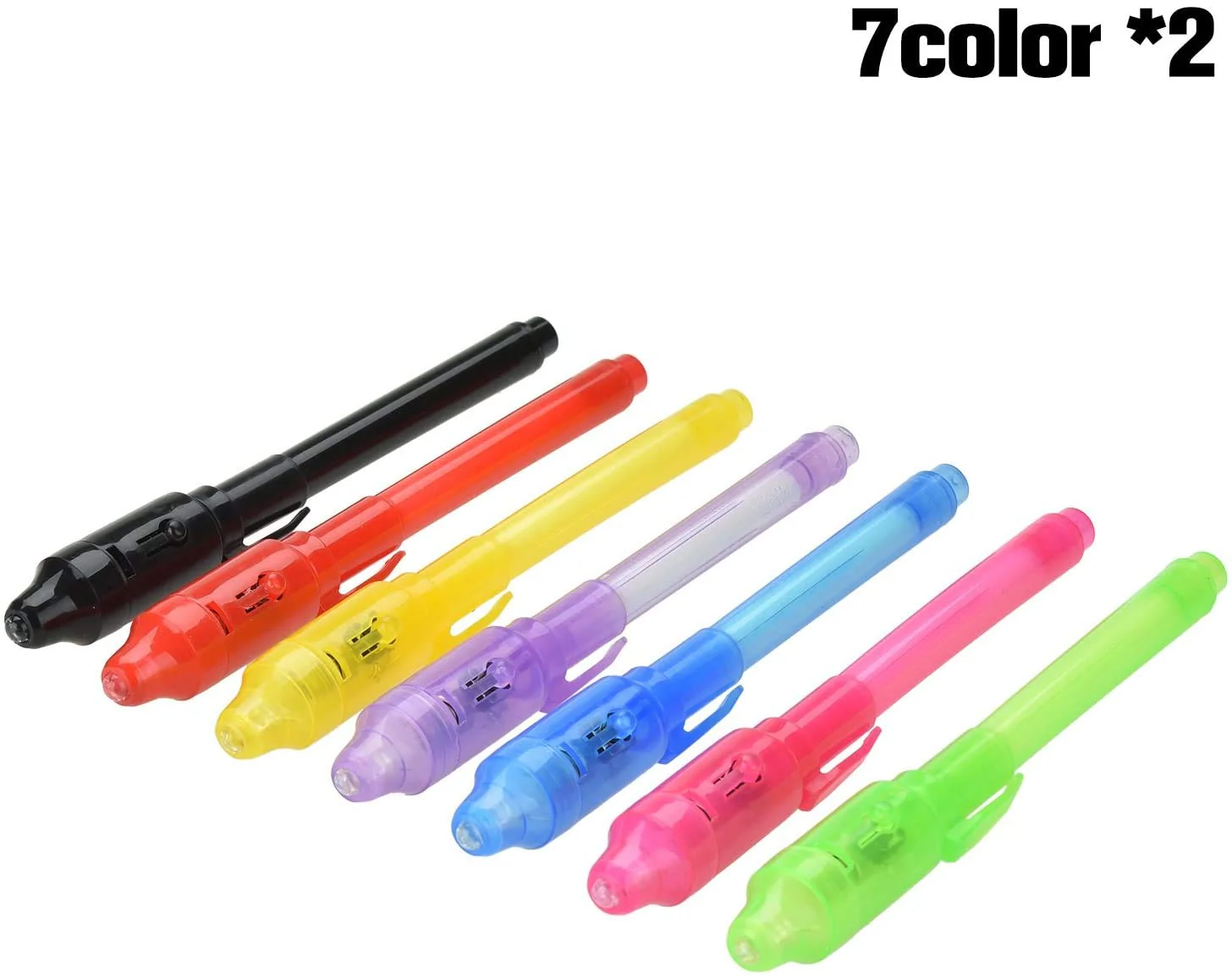 Willingood 14 x Geheimstift mit UV-Licht | unsichtbar schreiben | lesbar durch Licht | Mitgebsel | Kindergeburtstag | Gastgeschenke - Image 6