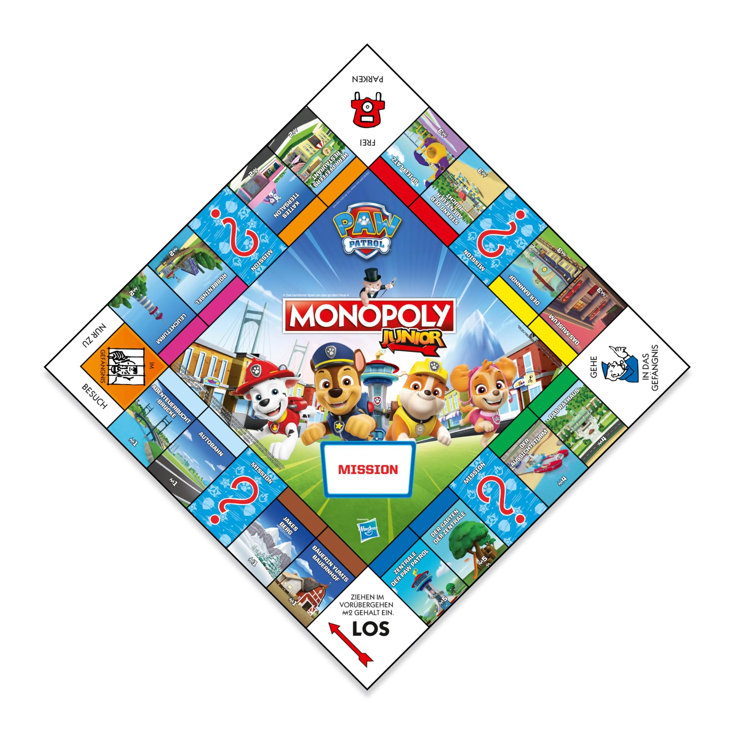 Winning Moves Monopoly Junior Paw Patrol Junior Edition - Familienspiele Strategie Brettspiele Monopoly Paw Patrol Junior - Brettspiel für Kinder - 2+ Spieler ab 5+ Jahren - Deutsch - Image 5