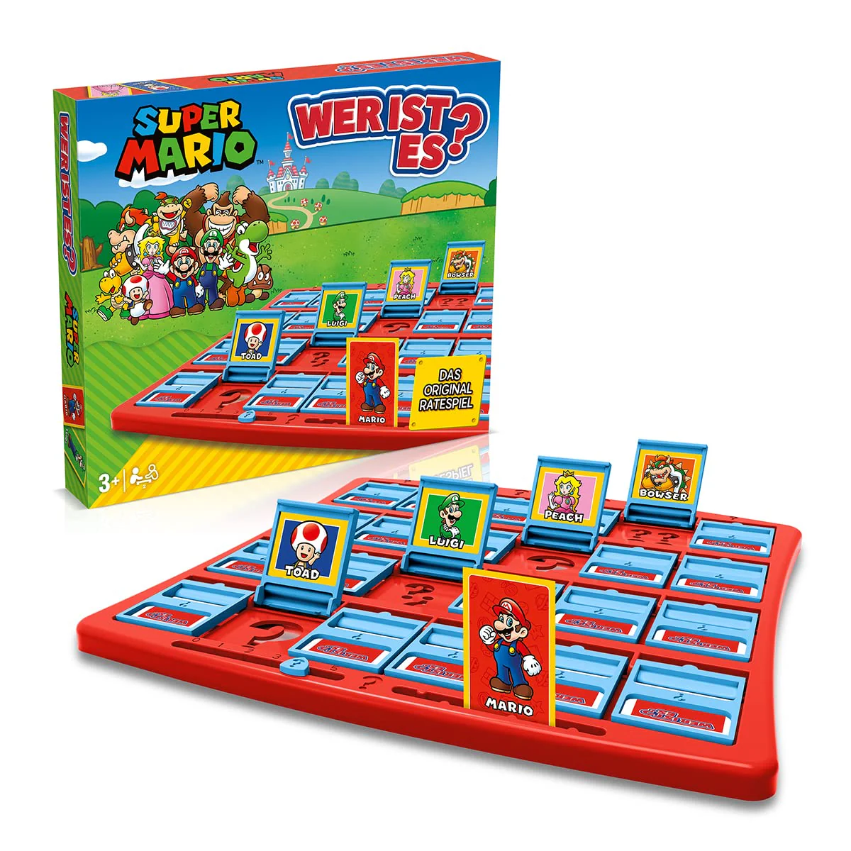 Winning Moves Wer ist es? Super Mario Edition - Wer ist es Spiel Super Mario Brettspiel für Kinder - Fanartikel - Gesellschaftsspiele für Familien - 2 Spieler ab 3+ Jahren - Deutsch - Image 2