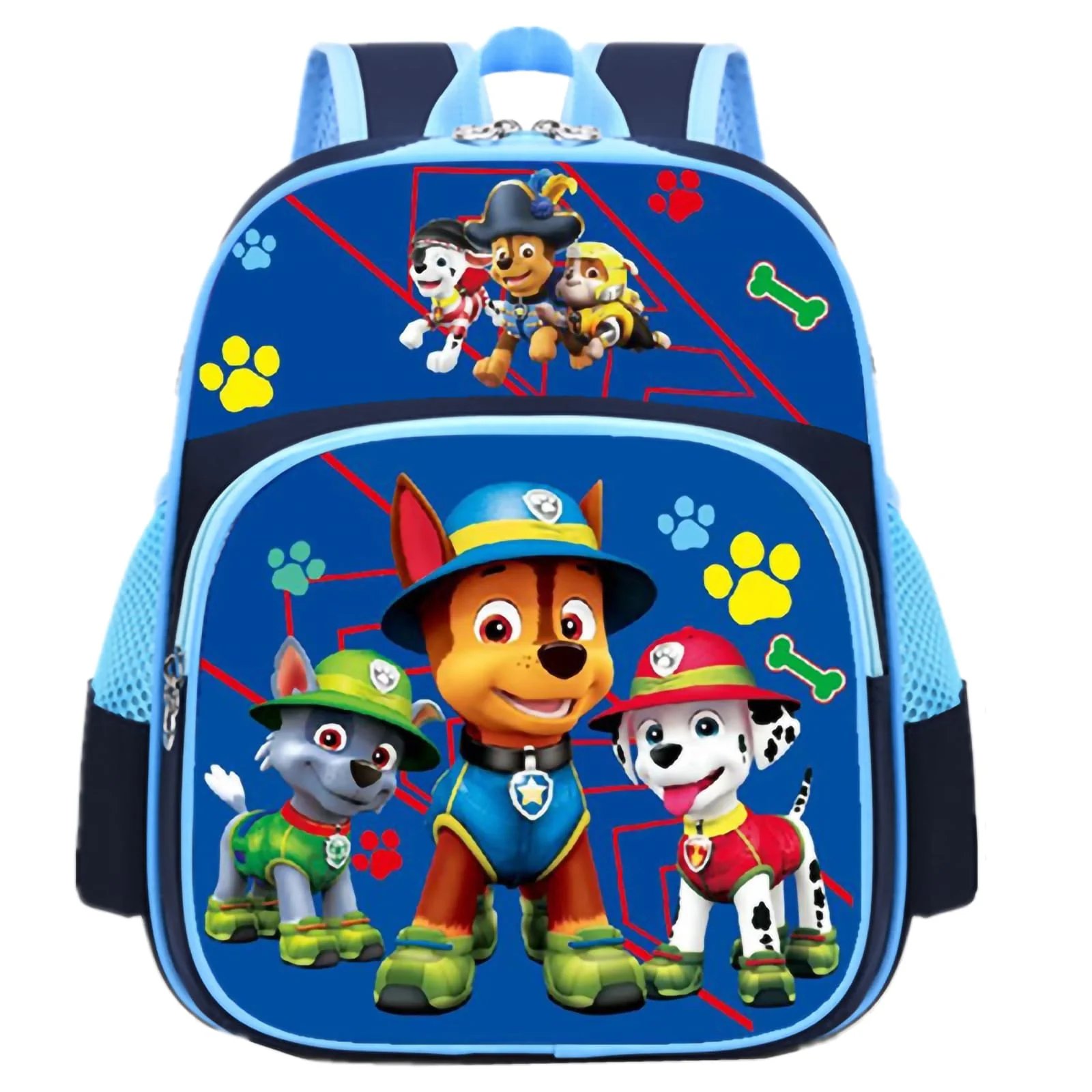 WKxinxuan Jungen Rucksack, Kindergartenrucksack für Jungen 3-6 Jahre mit Taschen, Anime Rucksack 13 inch
