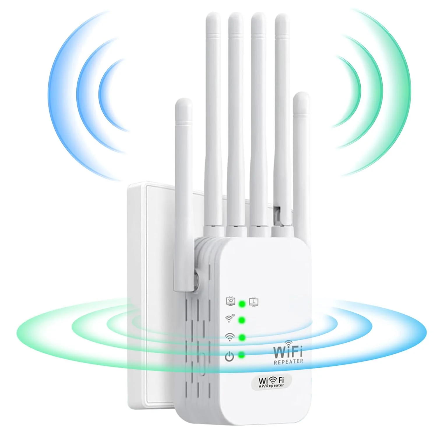 WLAN Repeater Booster WiFi 6 3dBi Antennen, 2 Ethernet Port,3-in-1 Zugangsmethode von Repeater/AP/Router,WiFi Signal Extender mit Signalabdeckungsfläche von 8900 sq.ft - Image 6