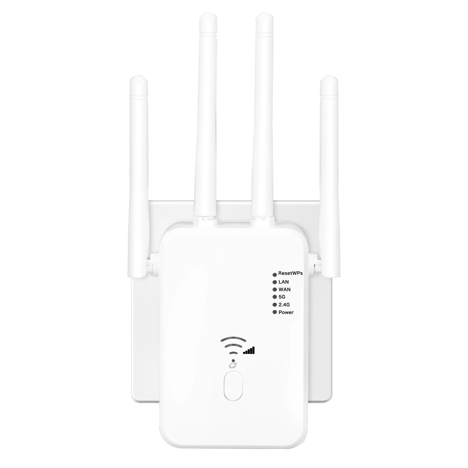 WLAN Repeater WLAN Verstärker 1200 Mbit/s,WiFi Repeater DualBand WiFi Booster Internet Verstärker mit Externen 4 Antenne Internet Booster Mit LAN/WAN Port,Kompatibel Allen WLAN Geräten(Weiß) - Image 7